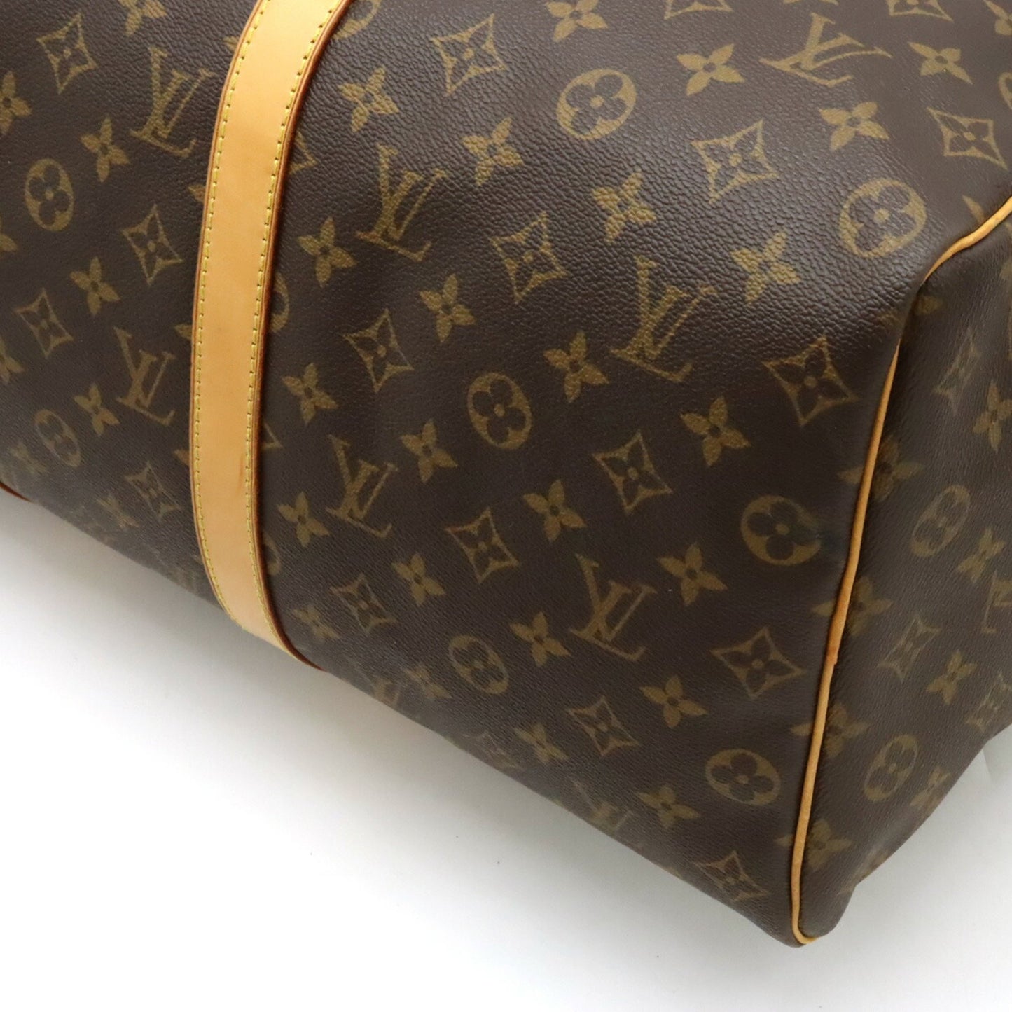 Louis Vuitton Keepall 50, Brown, Canvas, travel