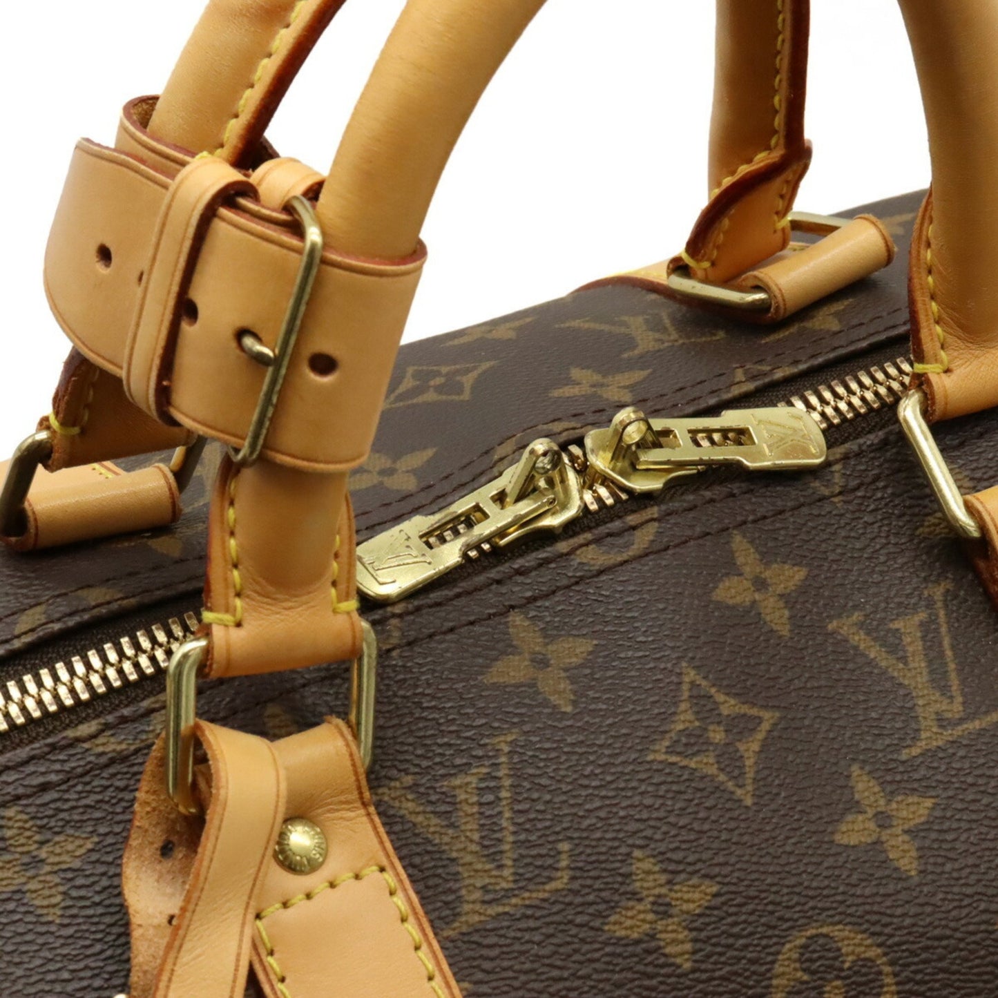 Louis Vuitton Keepall 50, Brown, Canvas, travel