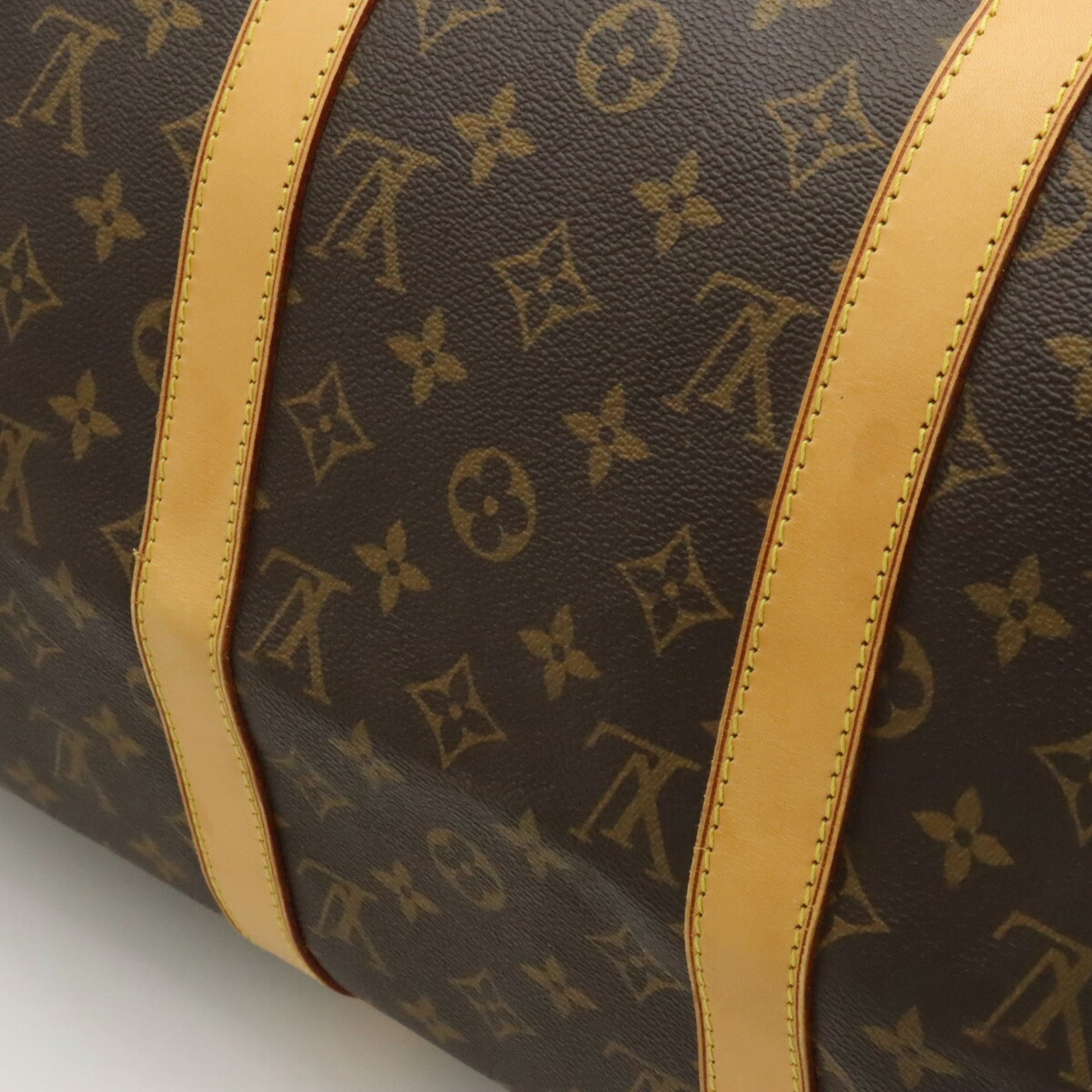 Louis Vuitton Keepall 50, Brown, Canvas, travel