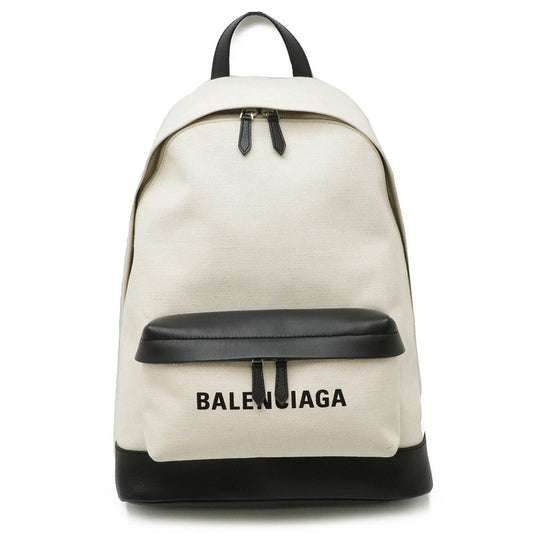 Balenciaga Explorer, White, Canvas, backpack