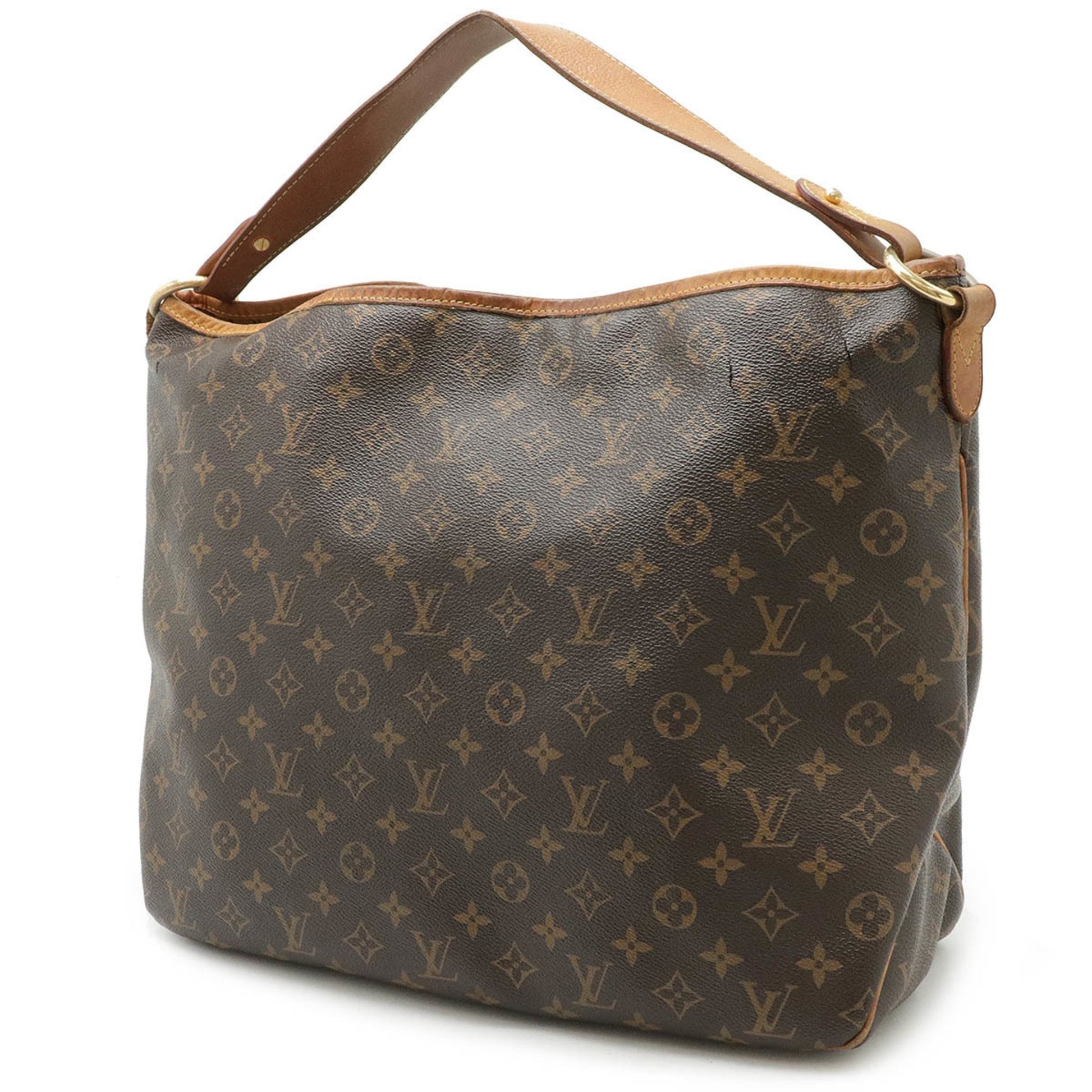 Louis Vuitton Delightfull PM, Brown, Canvas, tote