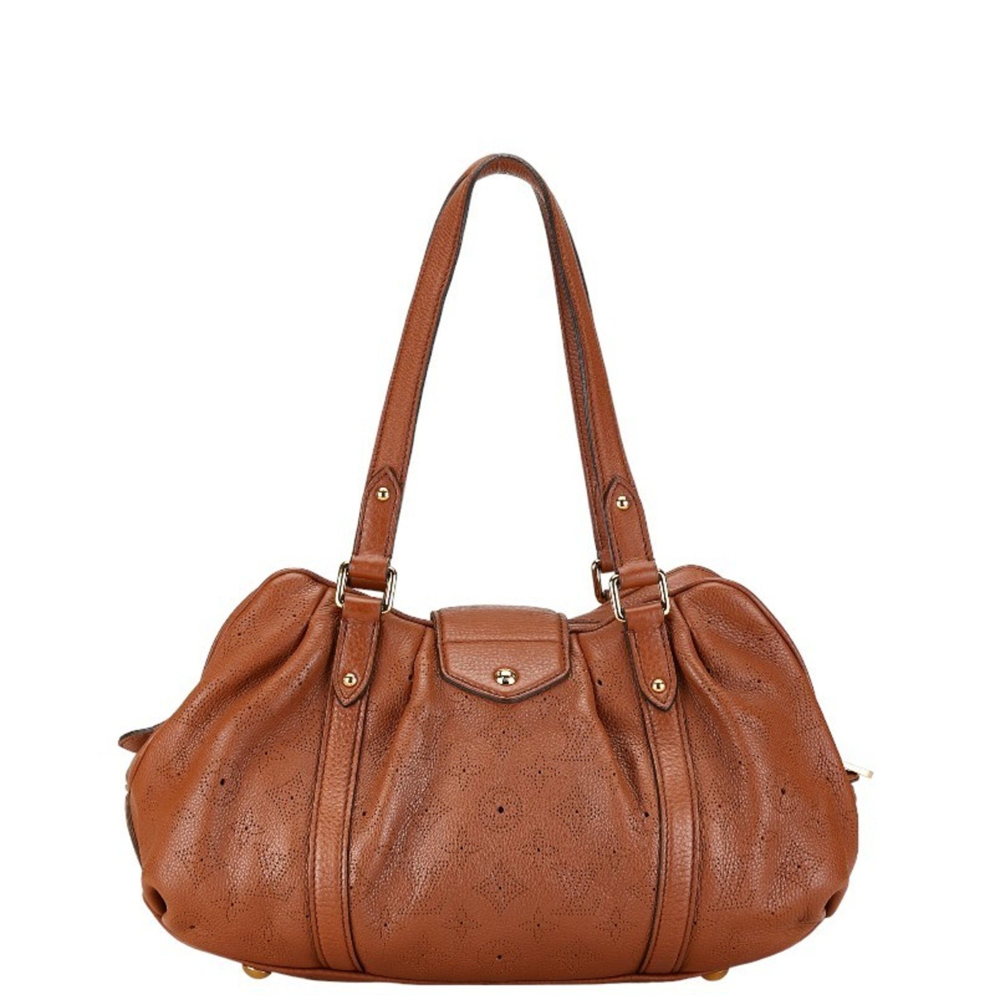 Louis Vuitton Luna, Brown, Leather, handbag