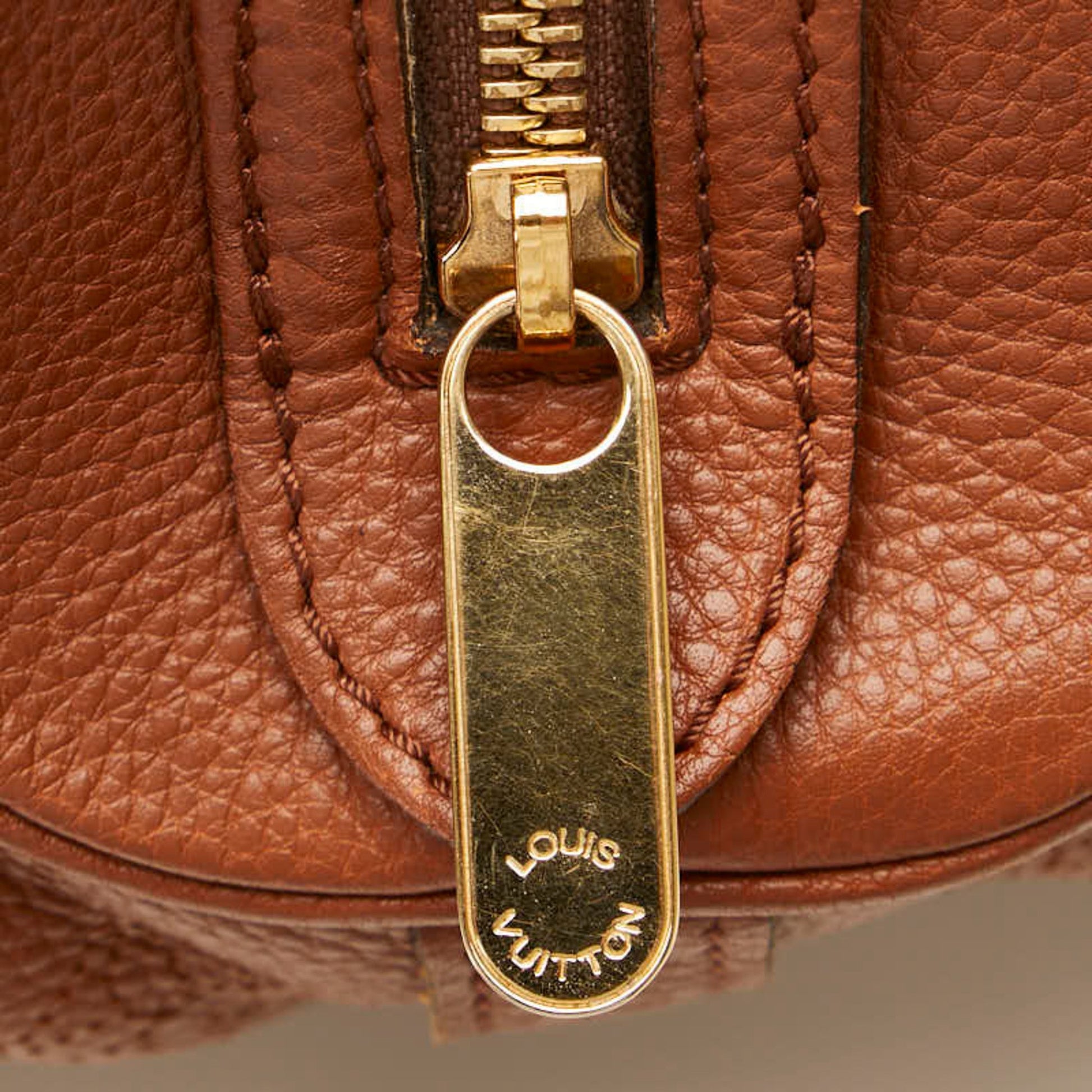 Louis Vuitton Luna, Brown, Leather, handbag