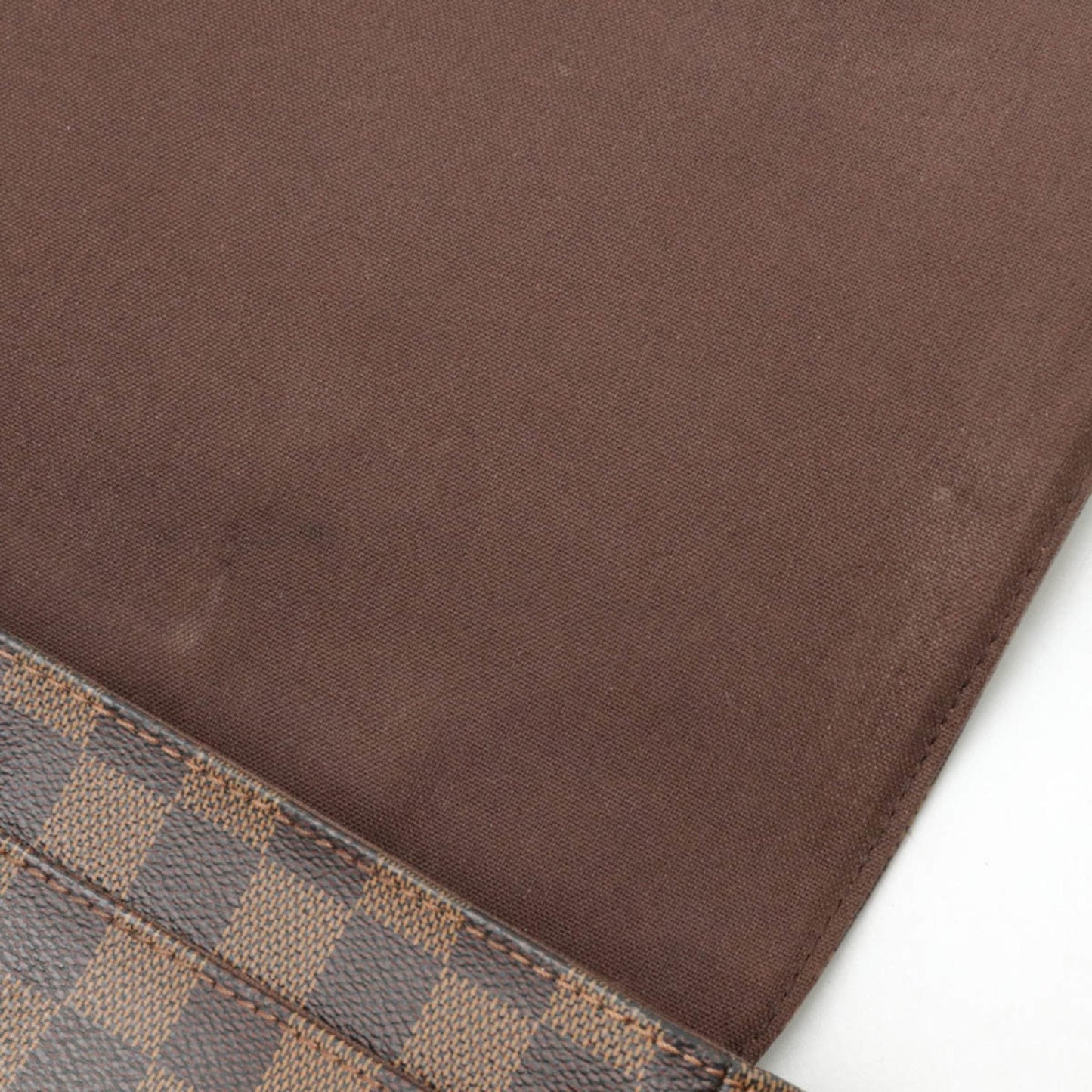 Louis Vuitton District, Brown, Canvas, shoulder