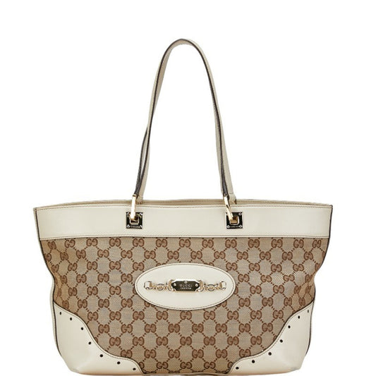 Gucci GG canvas, Beige, Canvas, tote