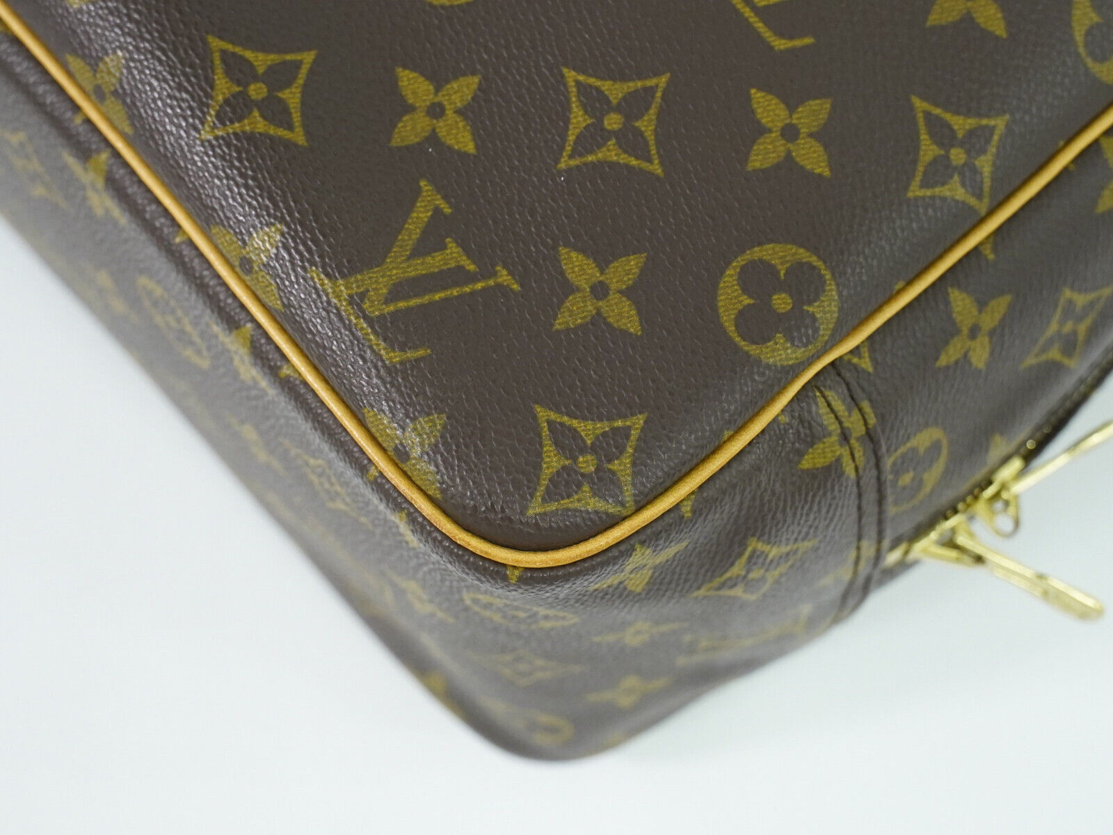 Louis Vuitton Deauville, Brown, Canvas, handbag