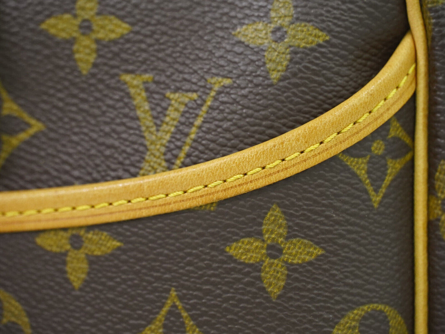 Louis Vuitton Deauville, Brown, Canvas, handbag