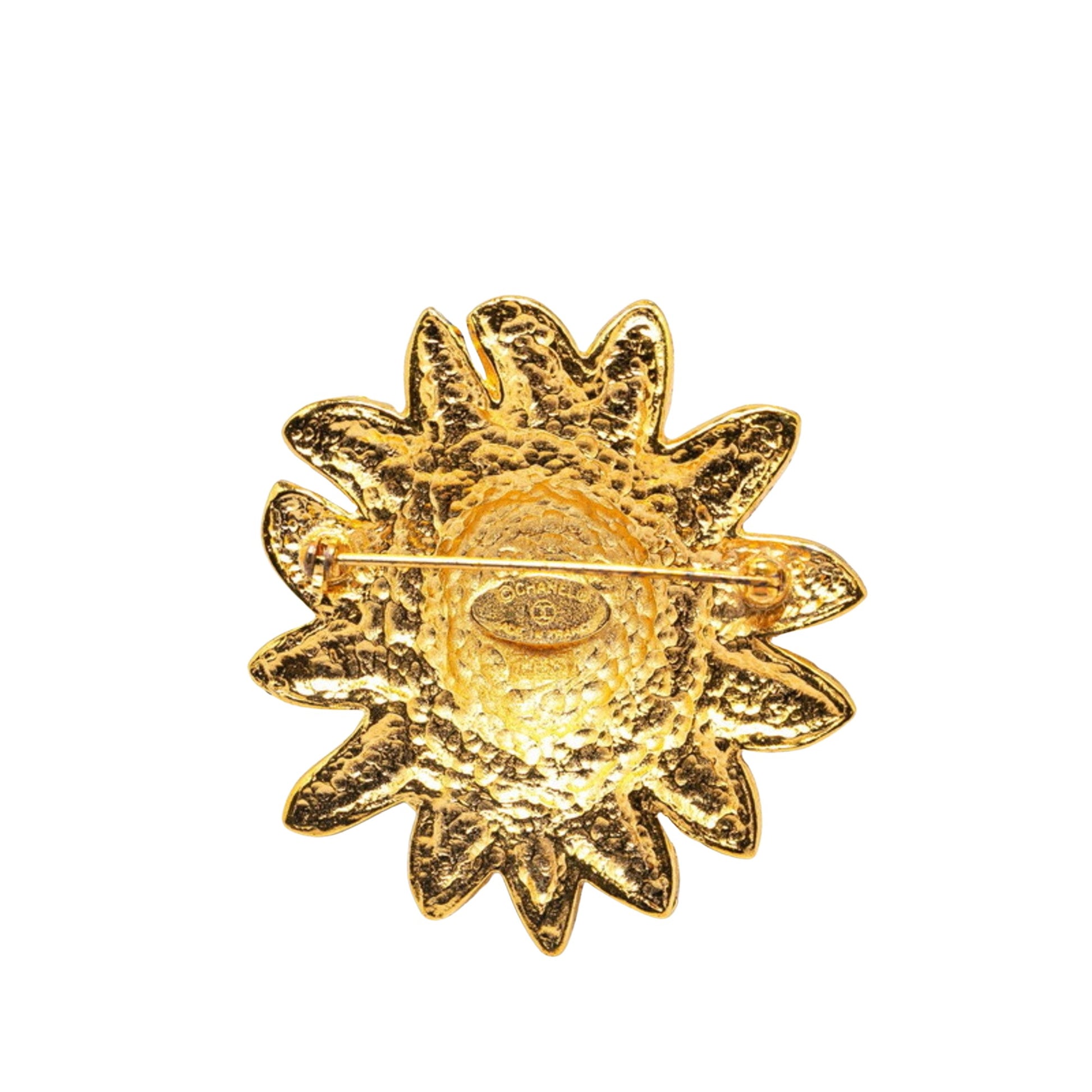 Chanel Coco Mark, Gold, Gold Plated, brooch