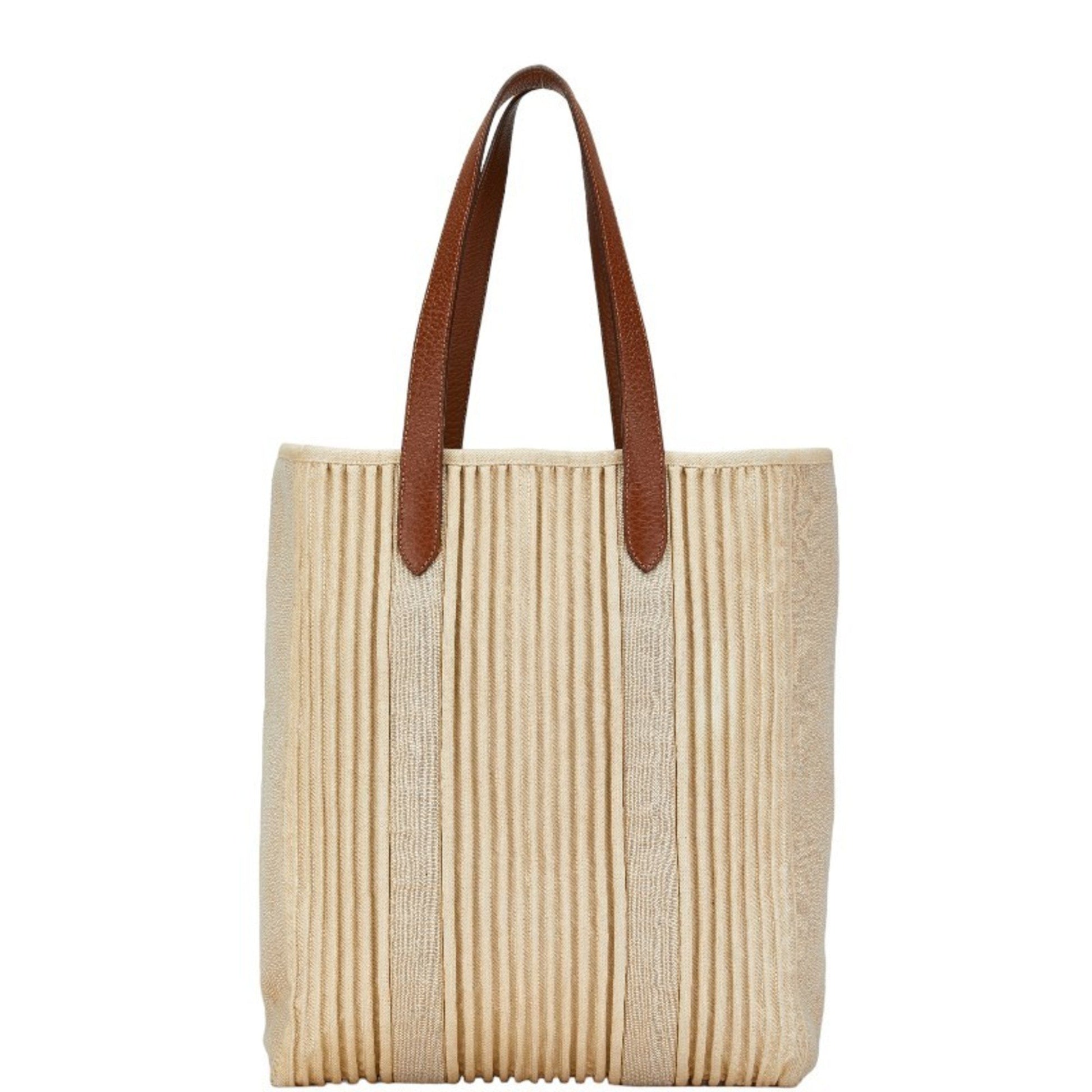 Hermès Cabas, Beige, Canvas, tote