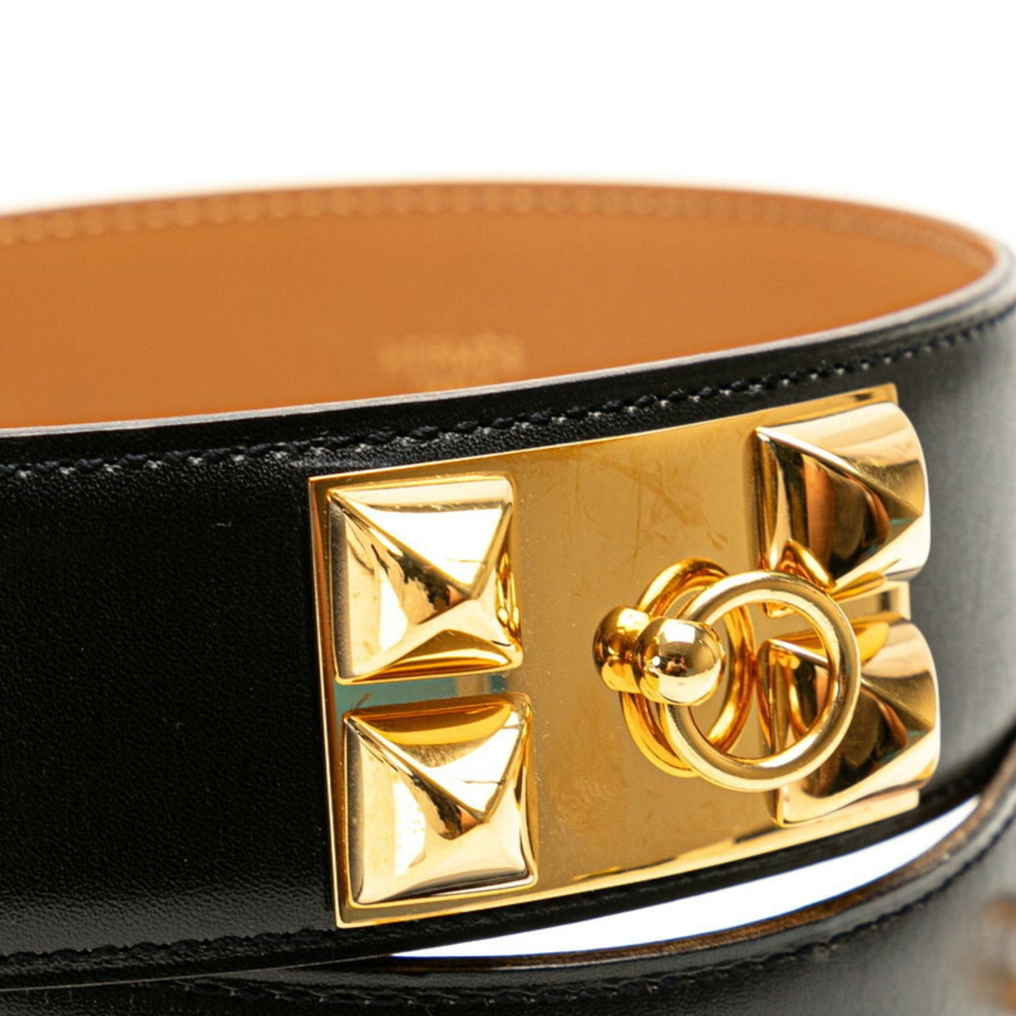 Hermès Ceinture, Black, Leather, bag