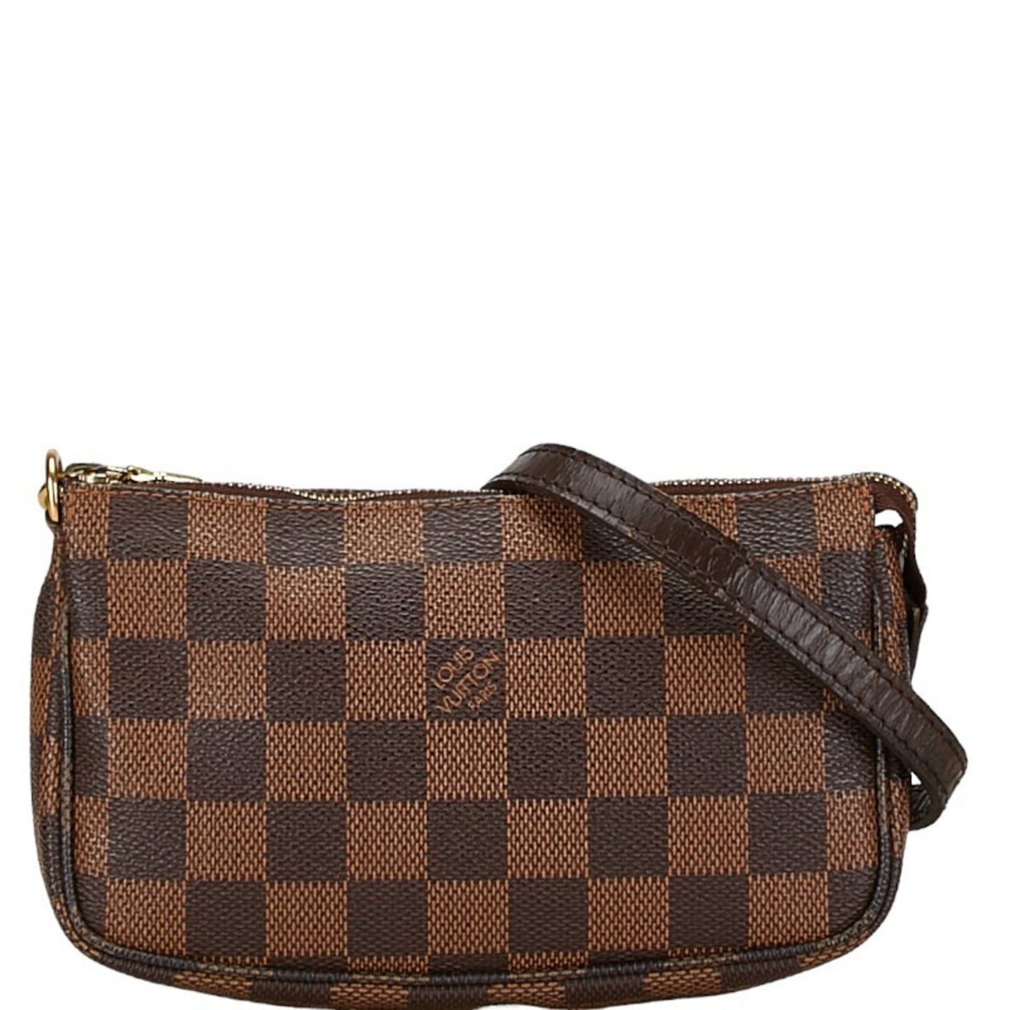 Louis Vuitton Pochette accessoires, Brown, Canvas, clutch