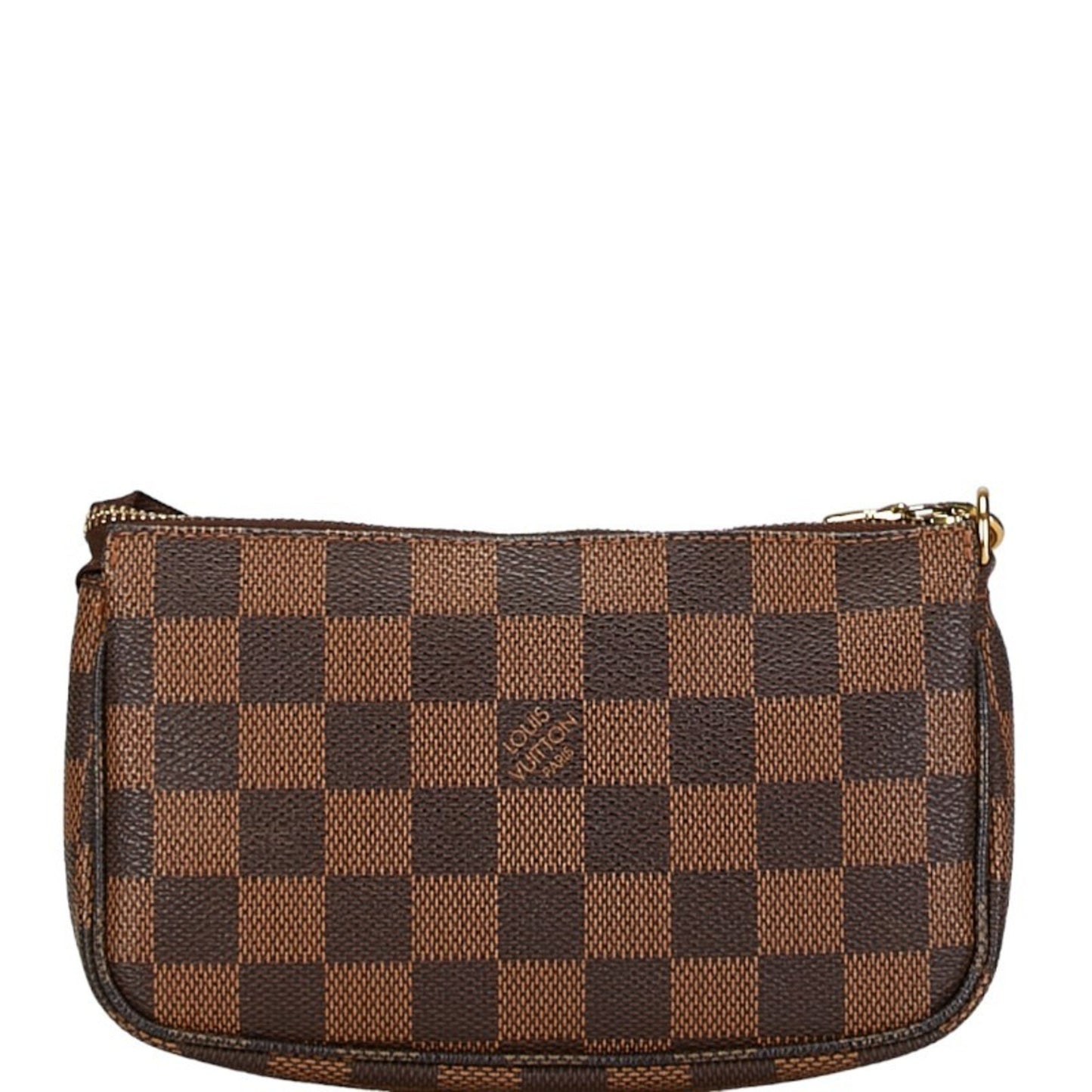 Louis Vuitton Pochette accessoires, Brown, Canvas, clutch