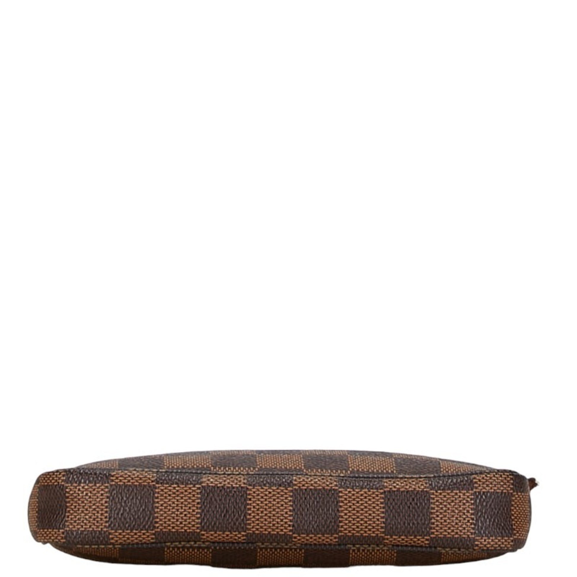 Louis Vuitton Pochette accessoires, Brown, Canvas, clutch