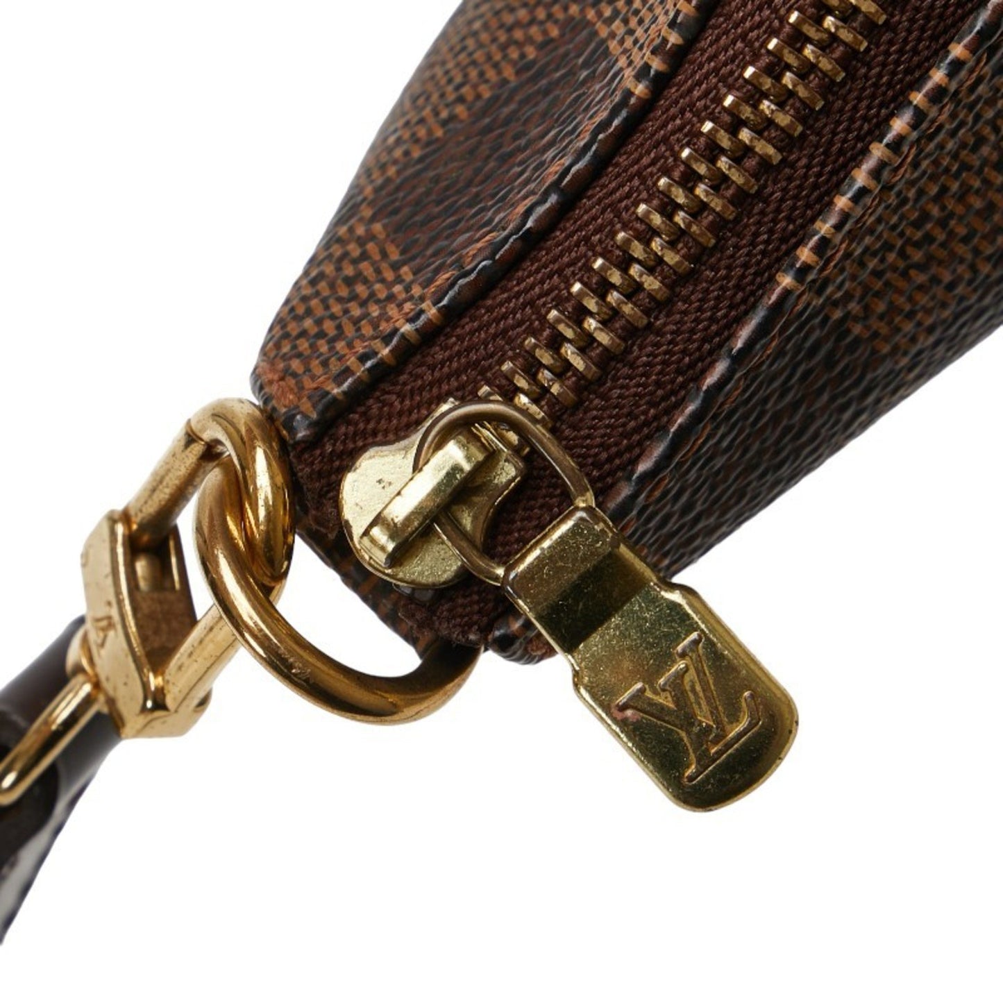 Louis Vuitton Pochette accessoires, Brown, Canvas, clutch