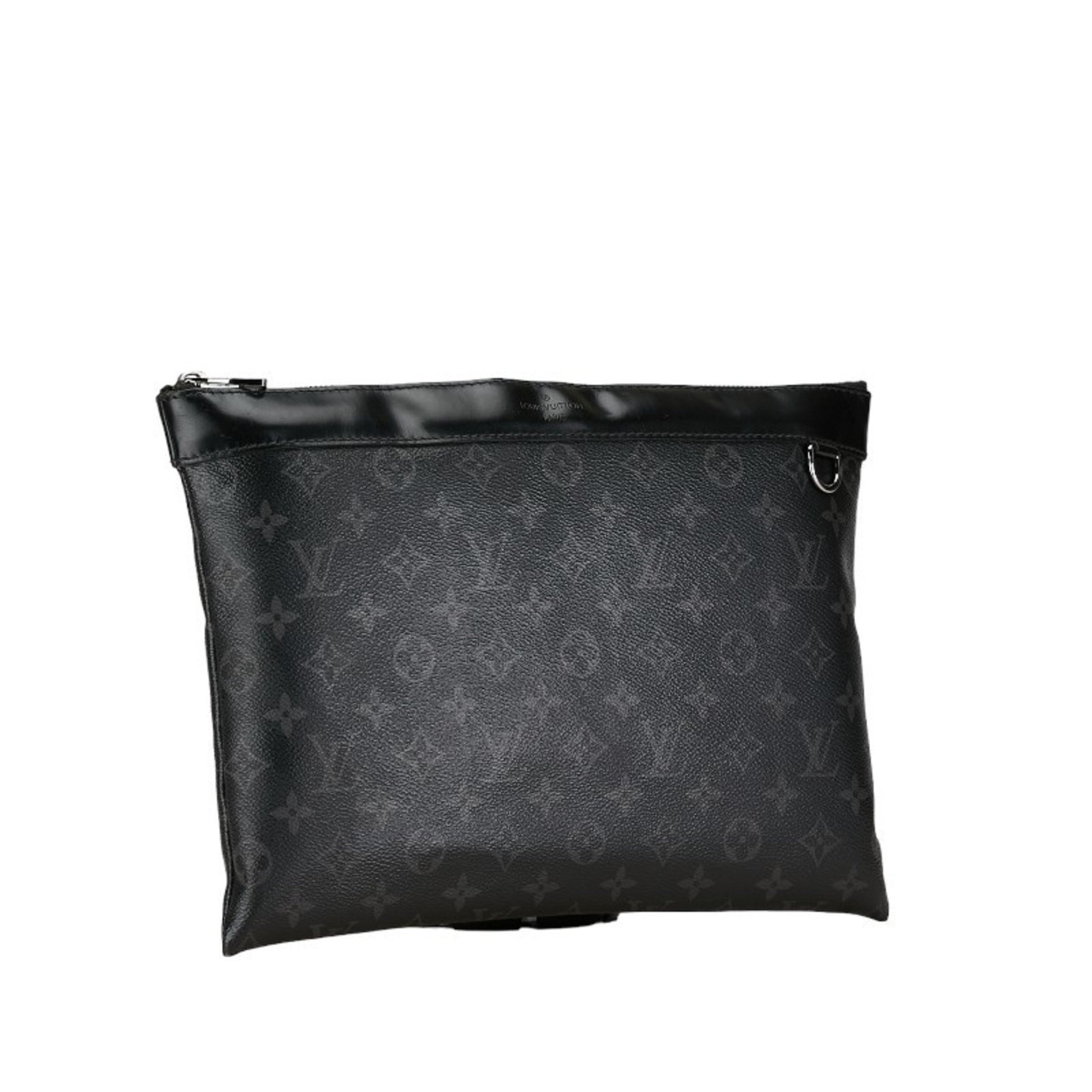 Louis Vuitton Discovery, Black, Canvas, clutch