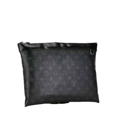 Louis Vuitton Discovery, Black, Canvas, clutch