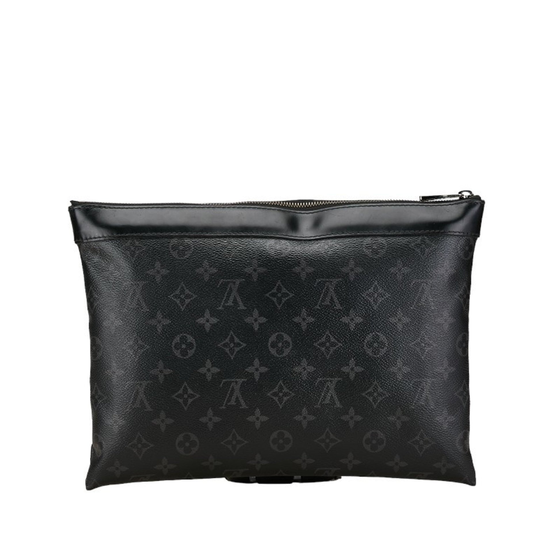 Louis Vuitton Discovery, Black, Canvas, clutch