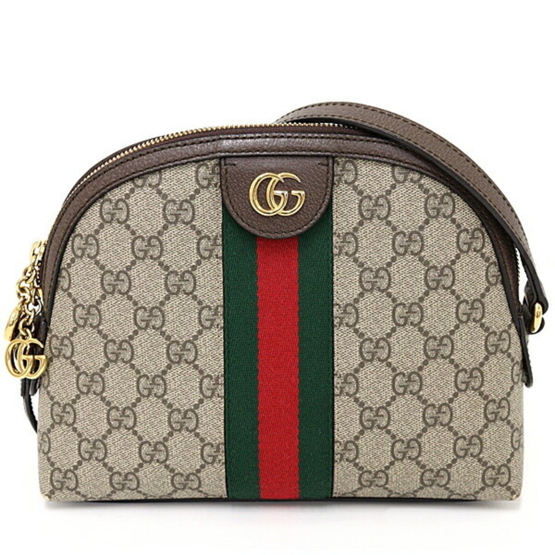 Gucci Ophidia, Beige, Canvas, shoulder