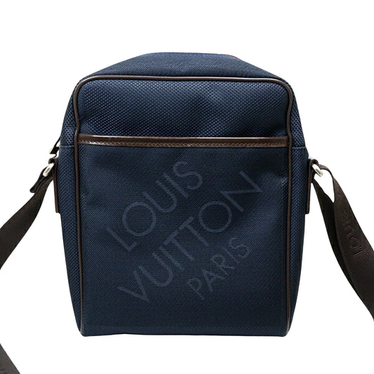 Louis Vuitton Citadine, Navy, Canvas, shoulder