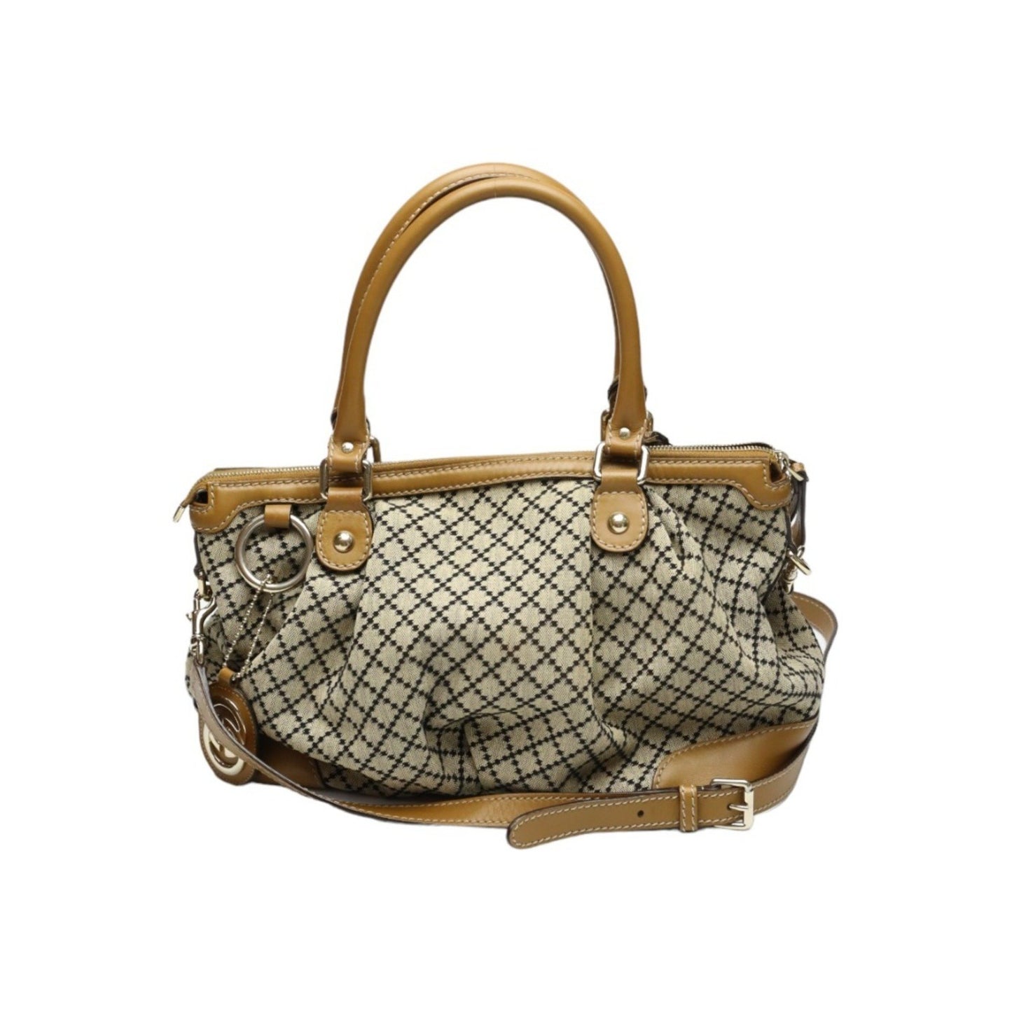 Gucci Sukey, Beige, Canvas, tote