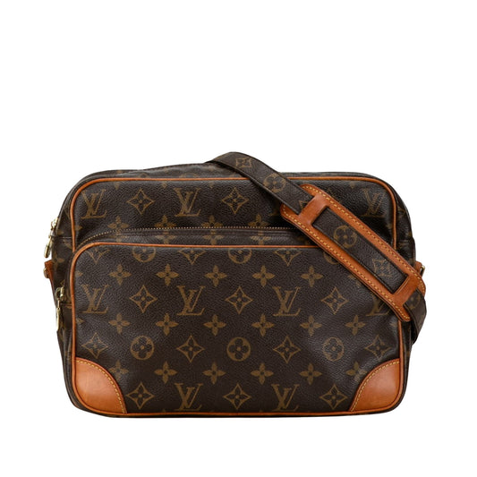 Louis Vuitton Nile, Brown, Canvas, shoulder