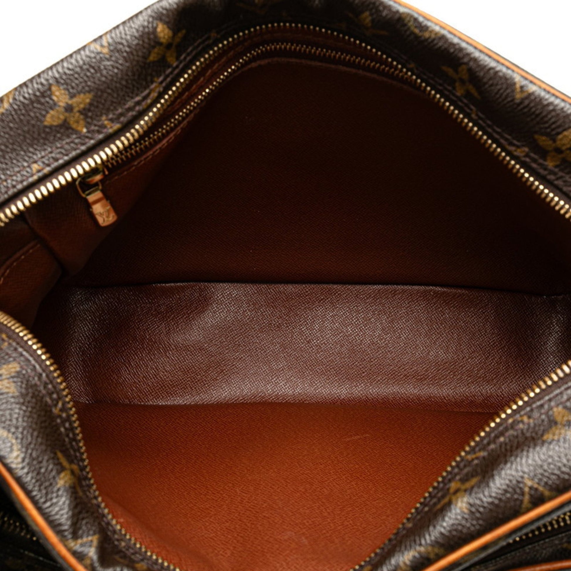 Louis Vuitton Nile, Brown, Canvas, shoulder