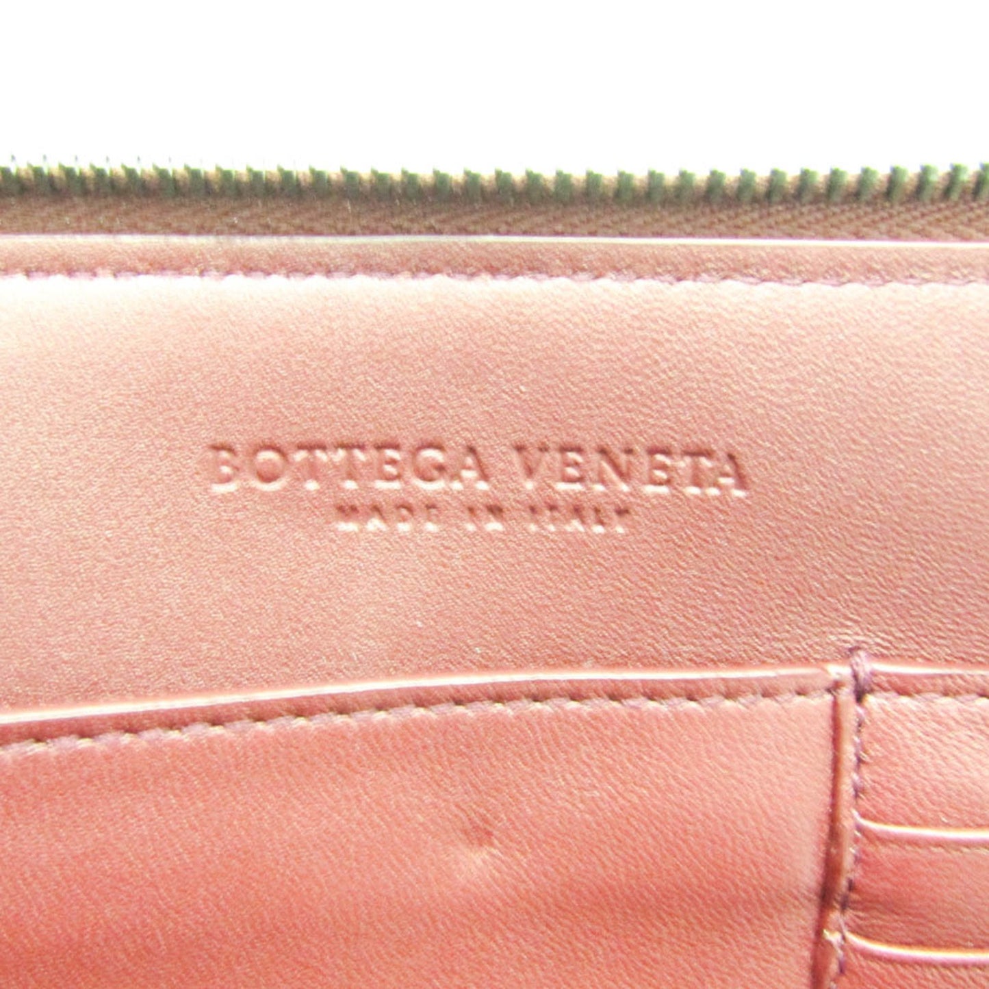 Bottega Veneta Intrecciato, Burgundy, Leather, clutch