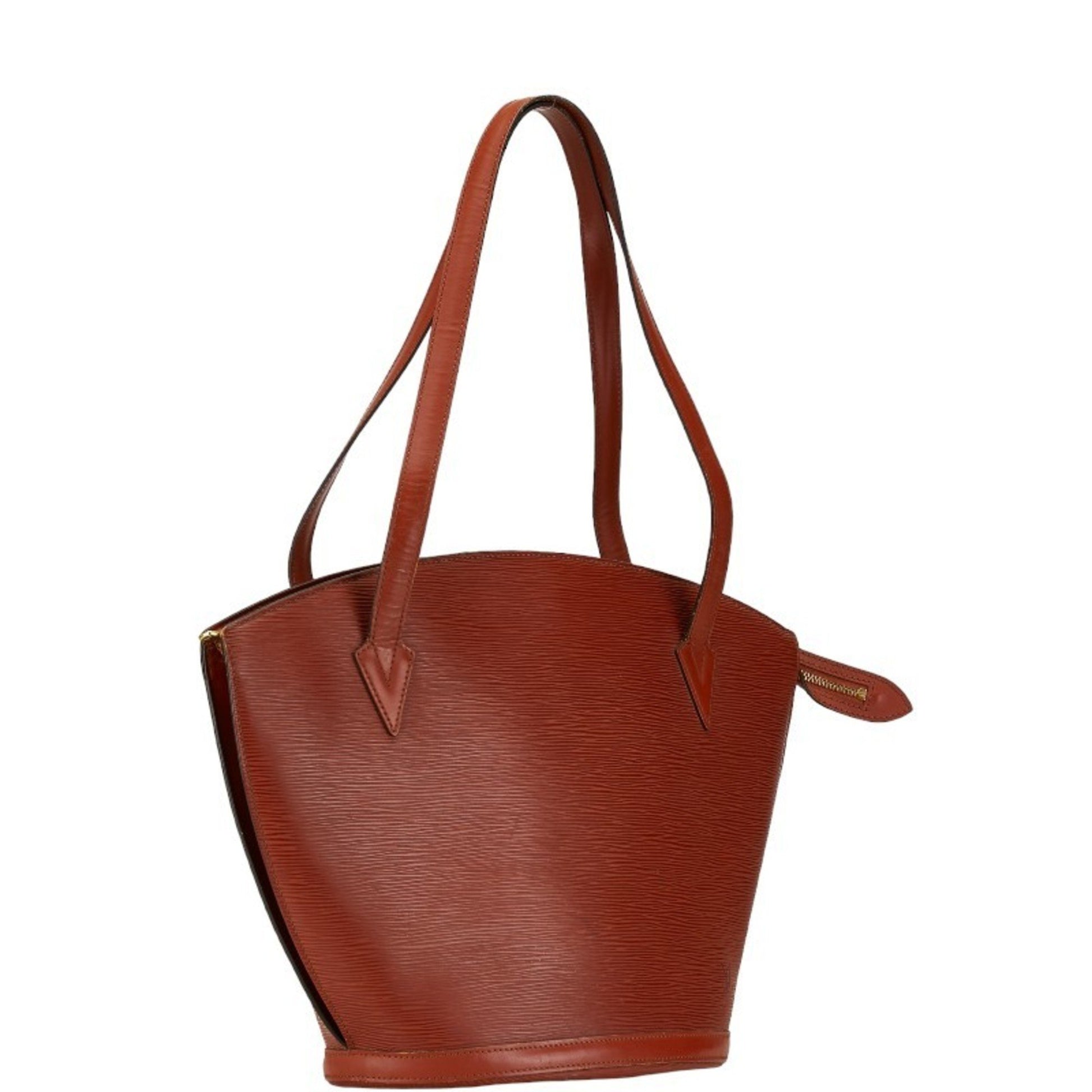 Louis Vuitton Saint Jacques, Brown, Leather, tote