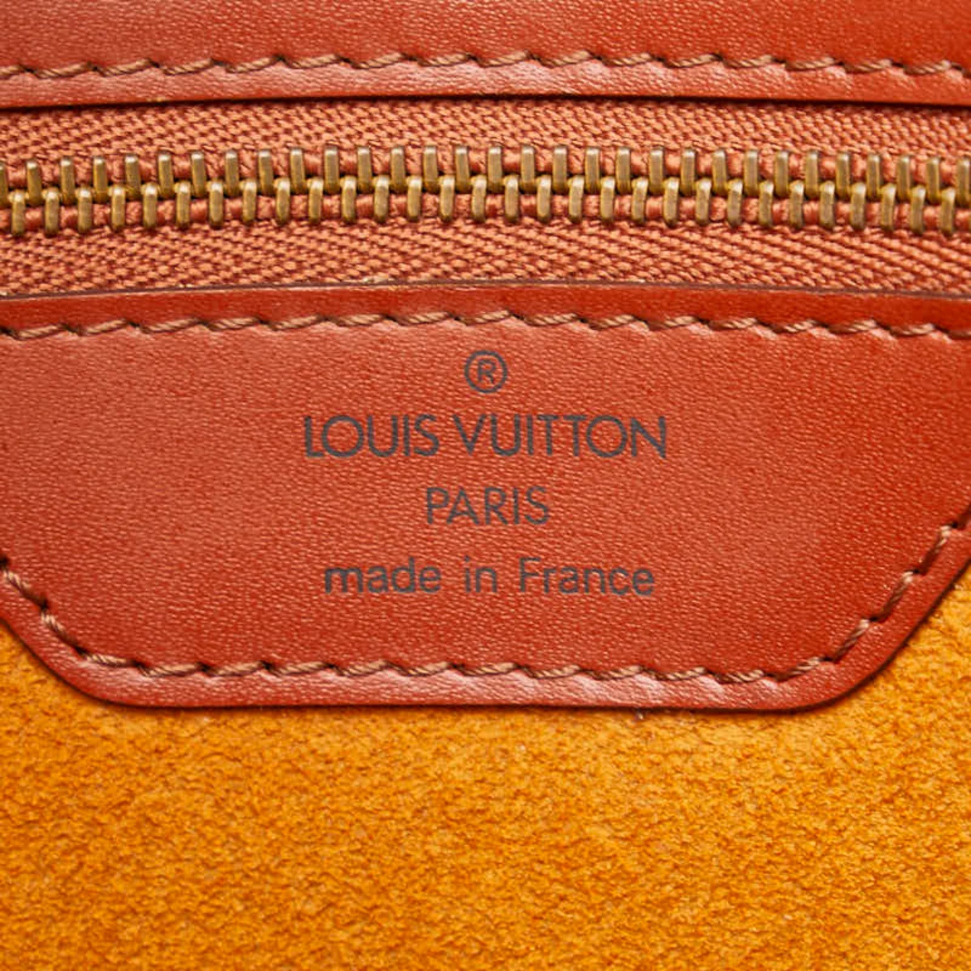 Louis Vuitton Saint Jacques, Brown, Leather, tote