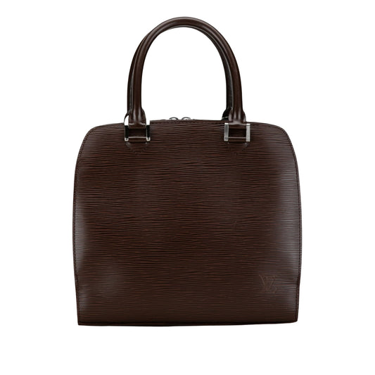 Louis Vuitton Pont Neuf, Brown, Leather, handbag