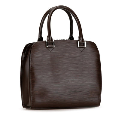 Louis Vuitton Pont Neuf, Brown, Leather, handbag