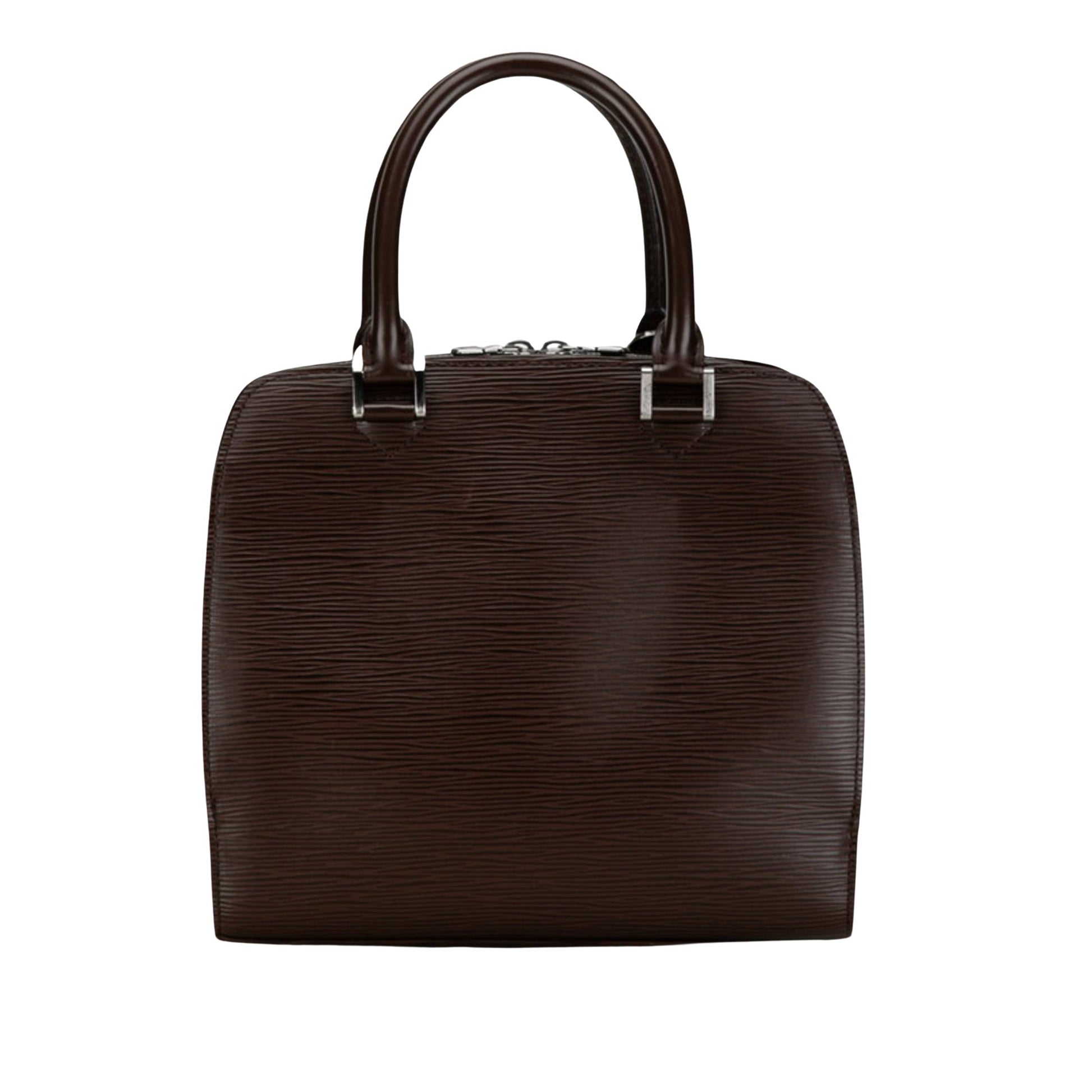 Louis Vuitton Pont Neuf, Brown, Leather, handbag