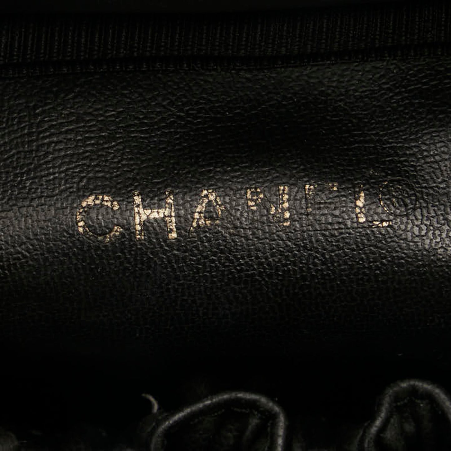 Chanel Vanity, Black, Leather, handbag