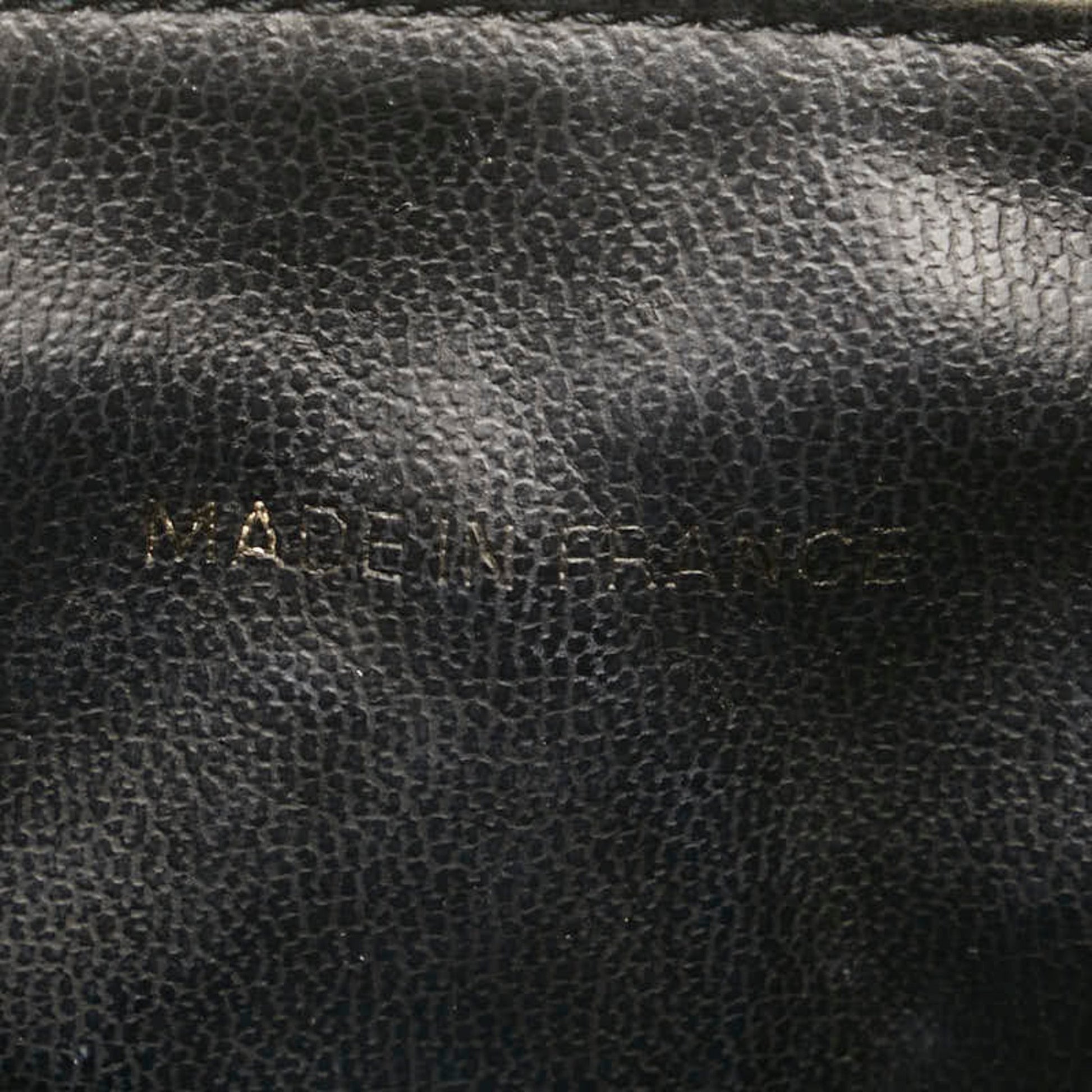 Chanel Vanity, Black, Leather, handbag