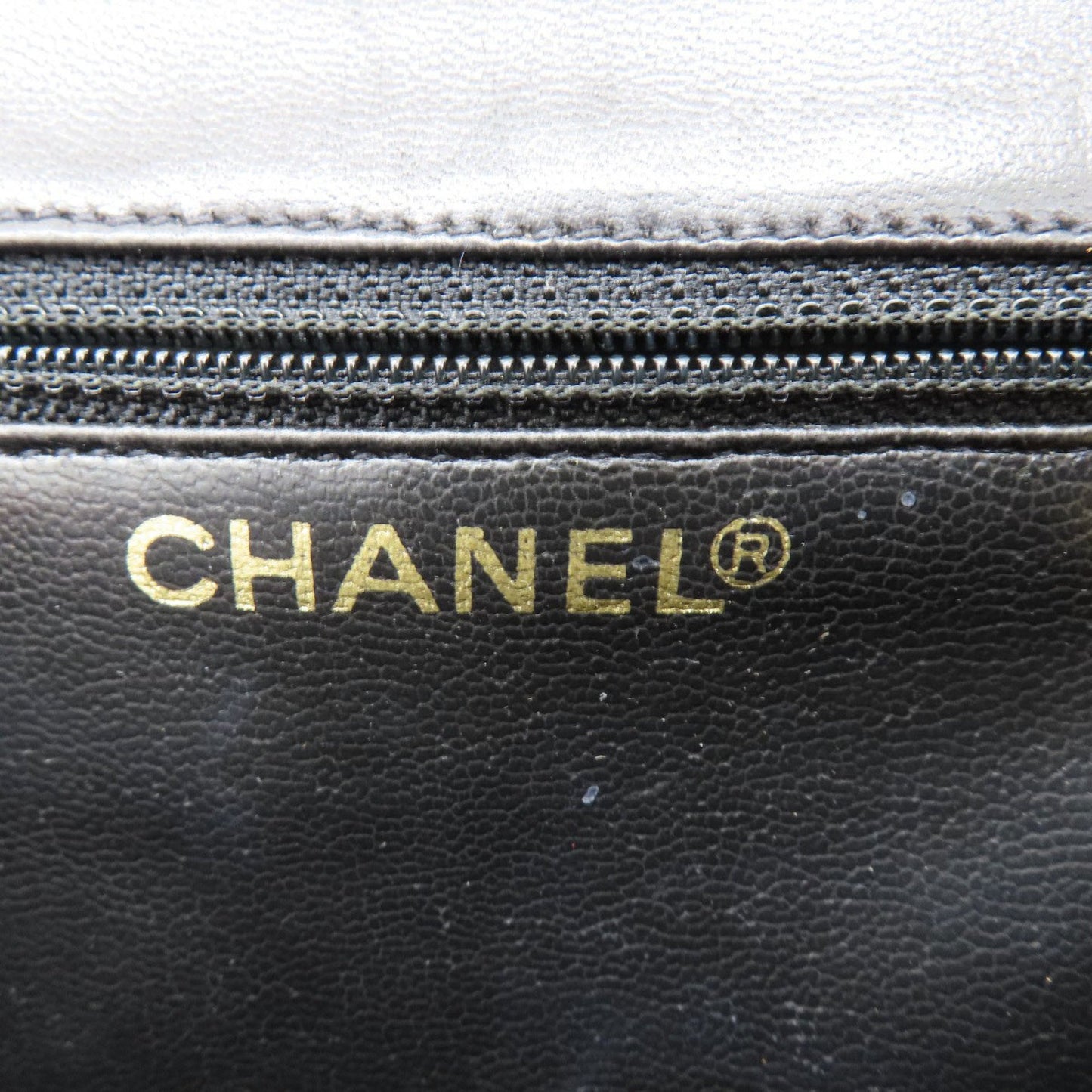 Chanel Coco Mark, Black, Leather, shoulder