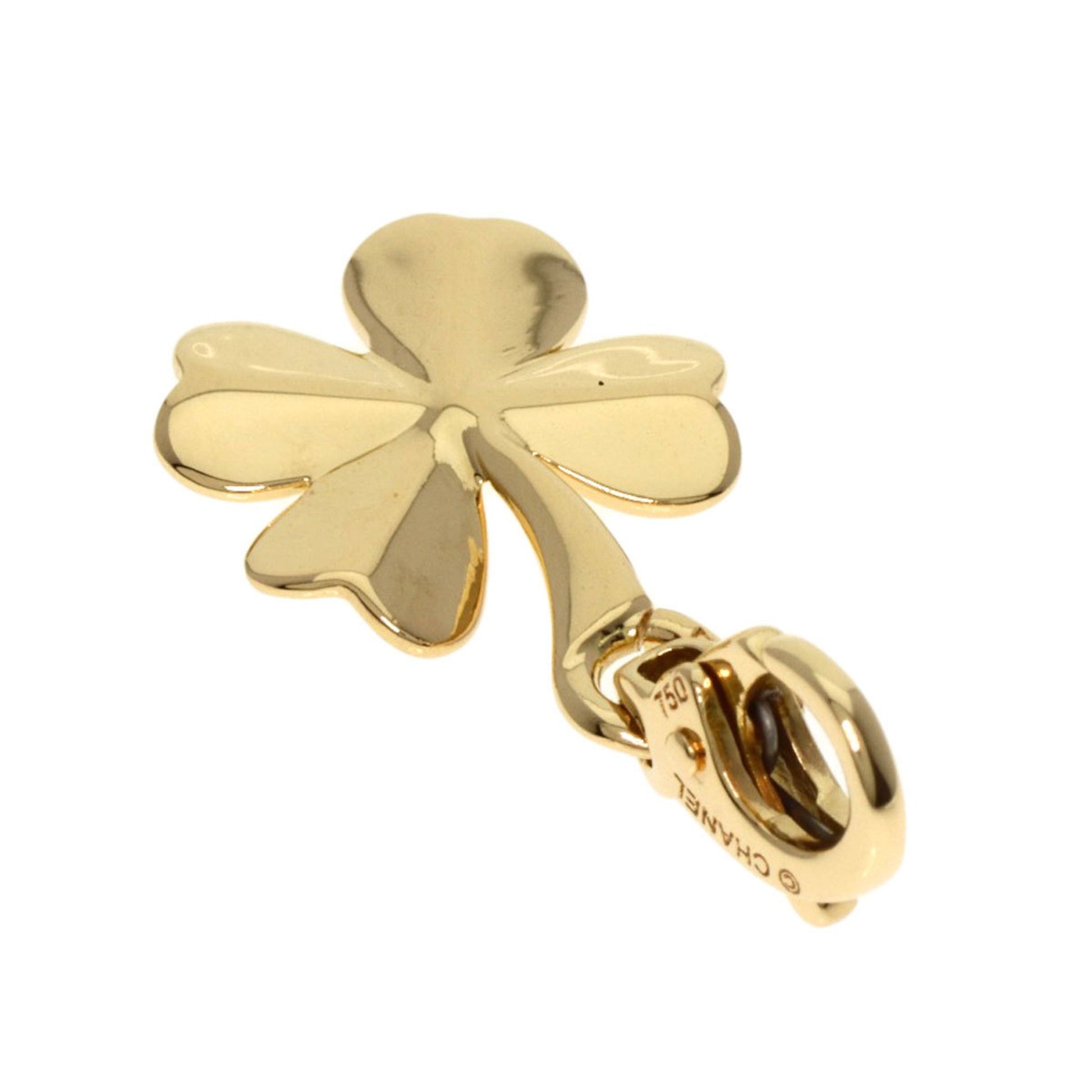 Chanel Clover, Gold, Yellow Gold, pendant