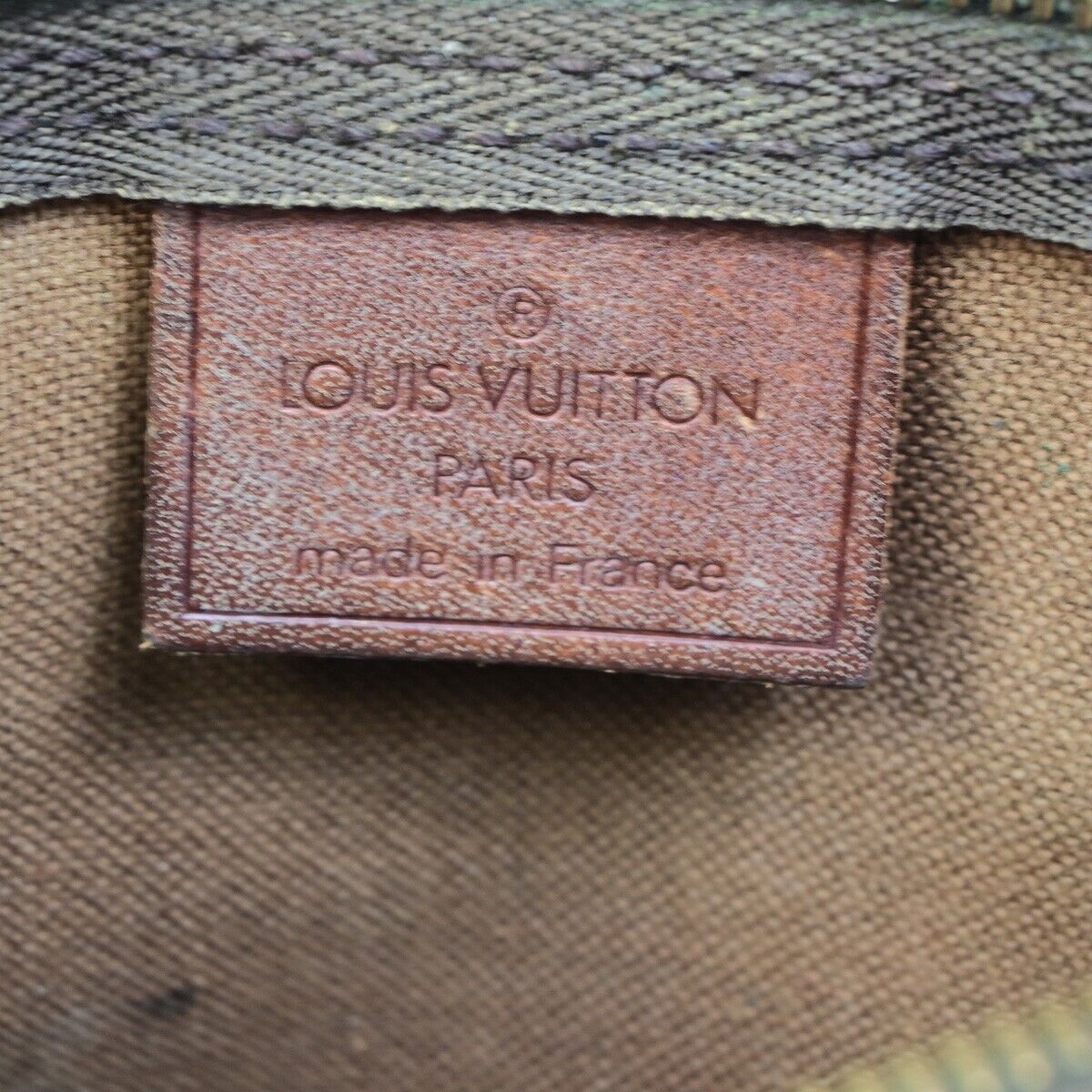 Louis Vuitton Mini speedy, Brown, Canvas, handbag