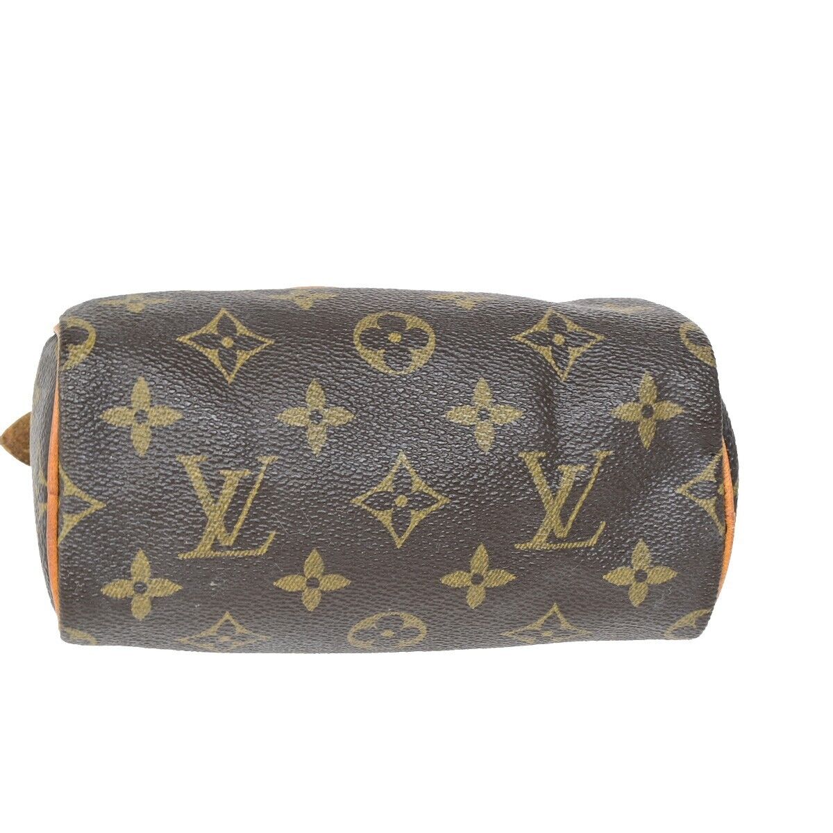 Louis Vuitton Mini speedy, Brown, Canvas, handbag