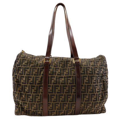 Fendi Zucca, Brown, Canvas, travel