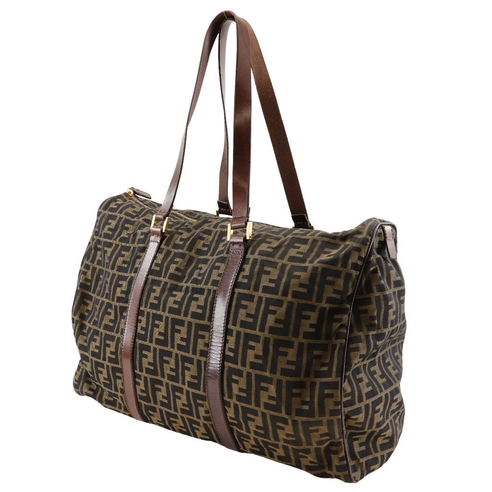 Fendi Zucca, Brown, Canvas, travel