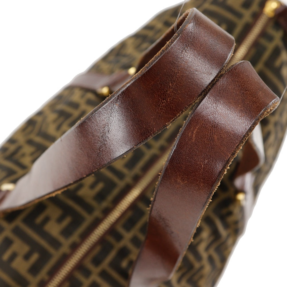 Fendi Zucca, Brown, Canvas, travel