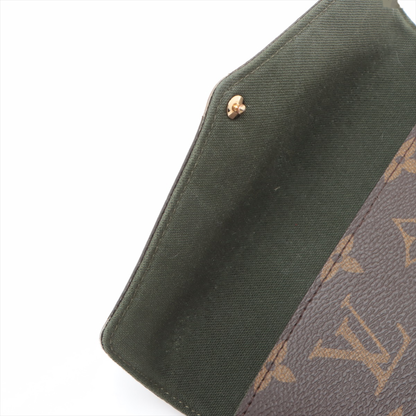 Louis Vuitton Saintonge, Brown, Canvas, shoulder