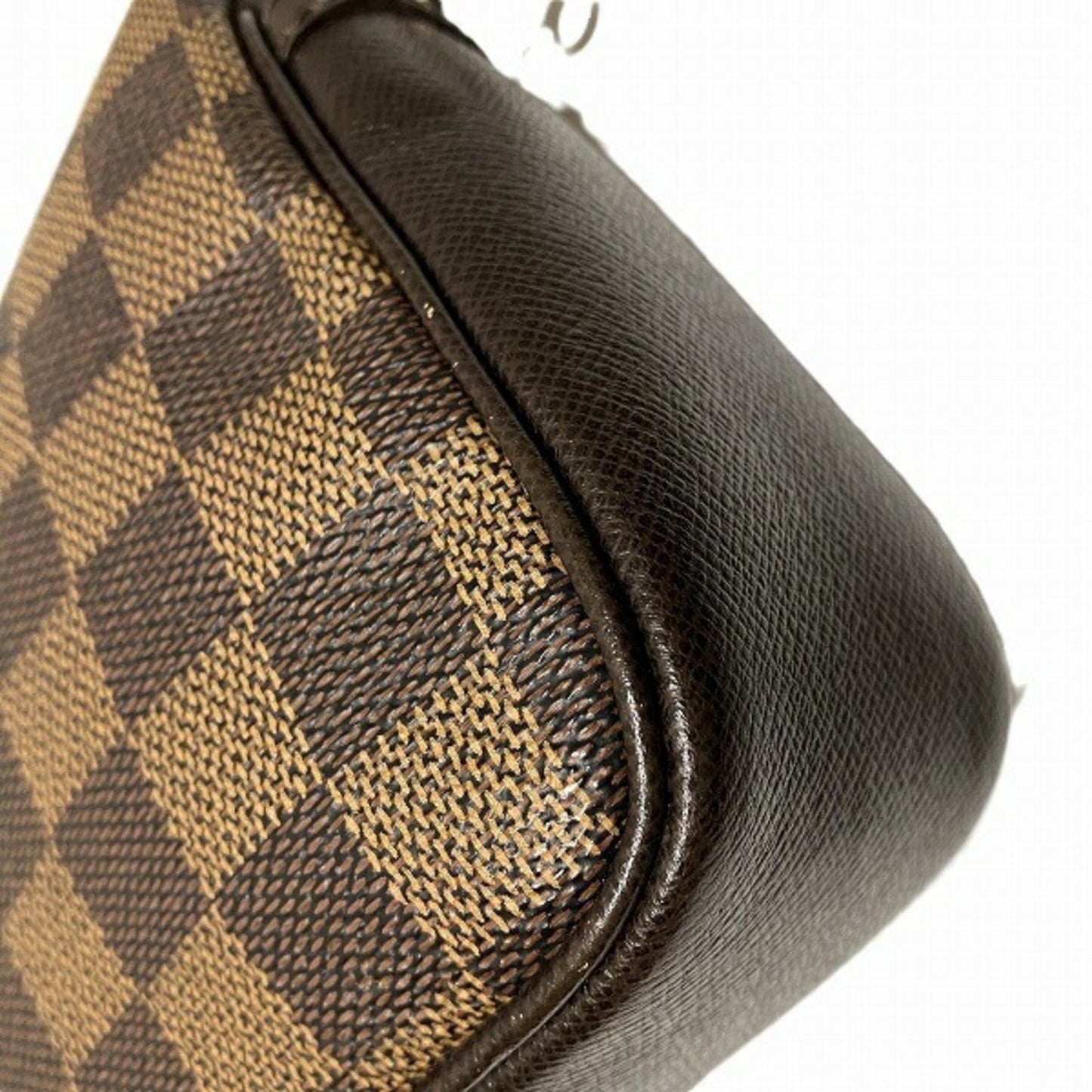 Louis Vuitton Trousse makeup, Brown, Canvas, shoulder