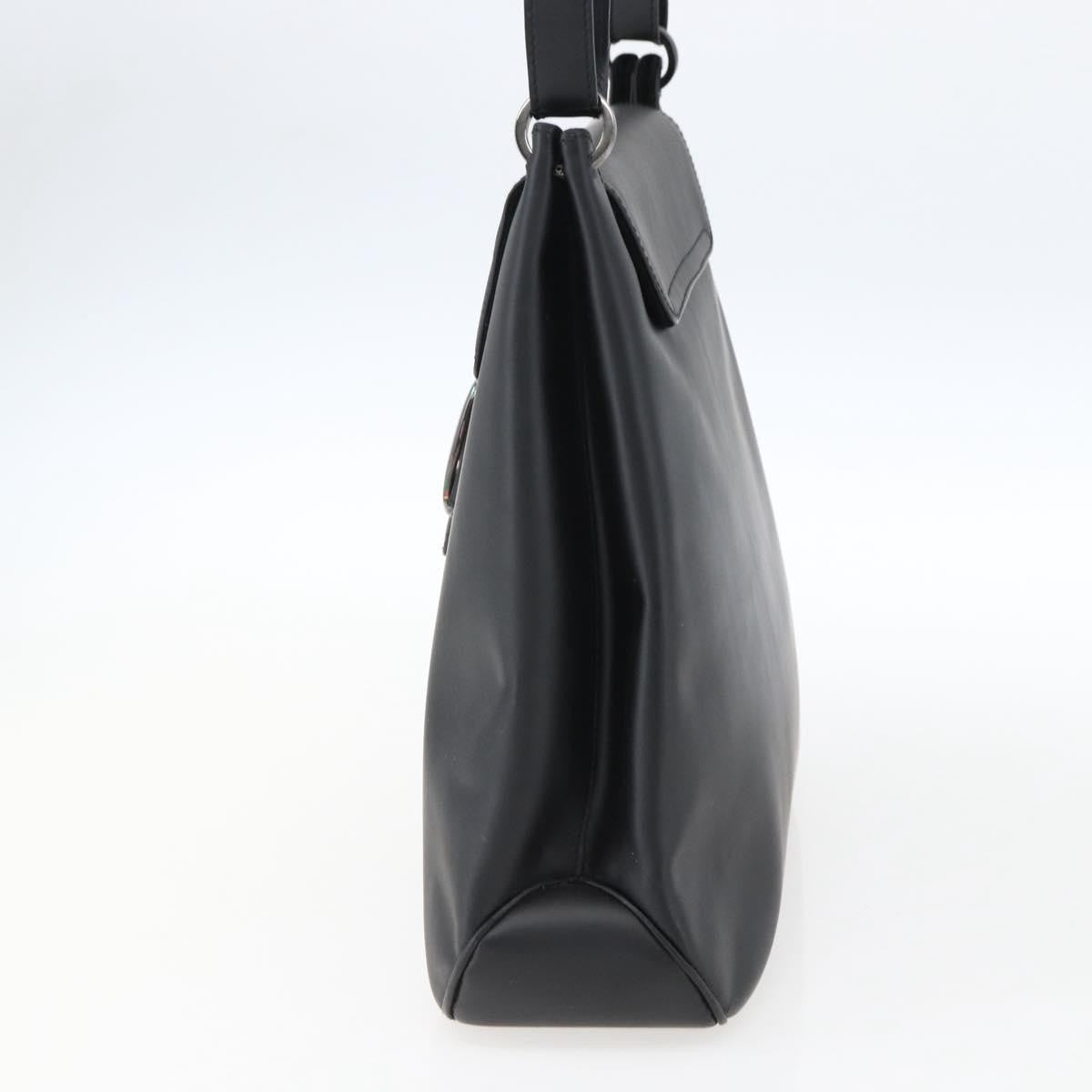Salvatore Ferragamo Vara Leather, Black, Leather, Shoulder Bag