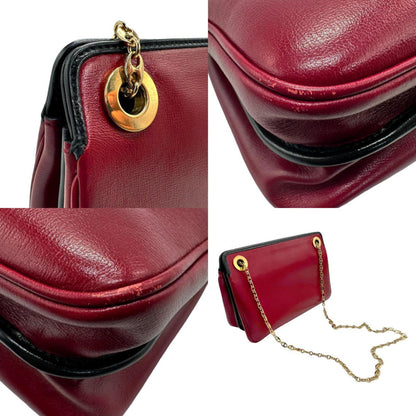 Gucci Marina, Red, Leather, shoulder