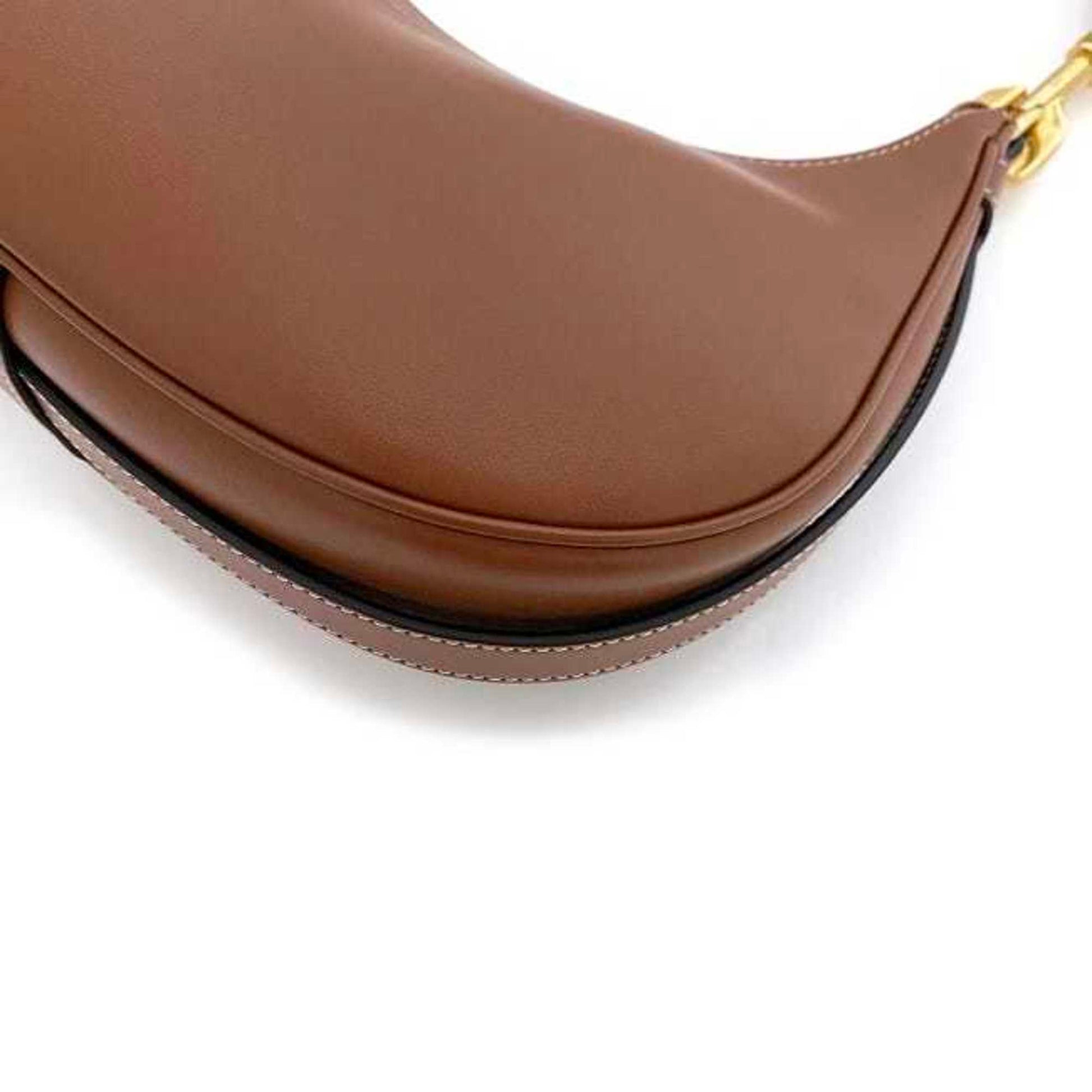 Céline Ava, Brown, Leather, handbag