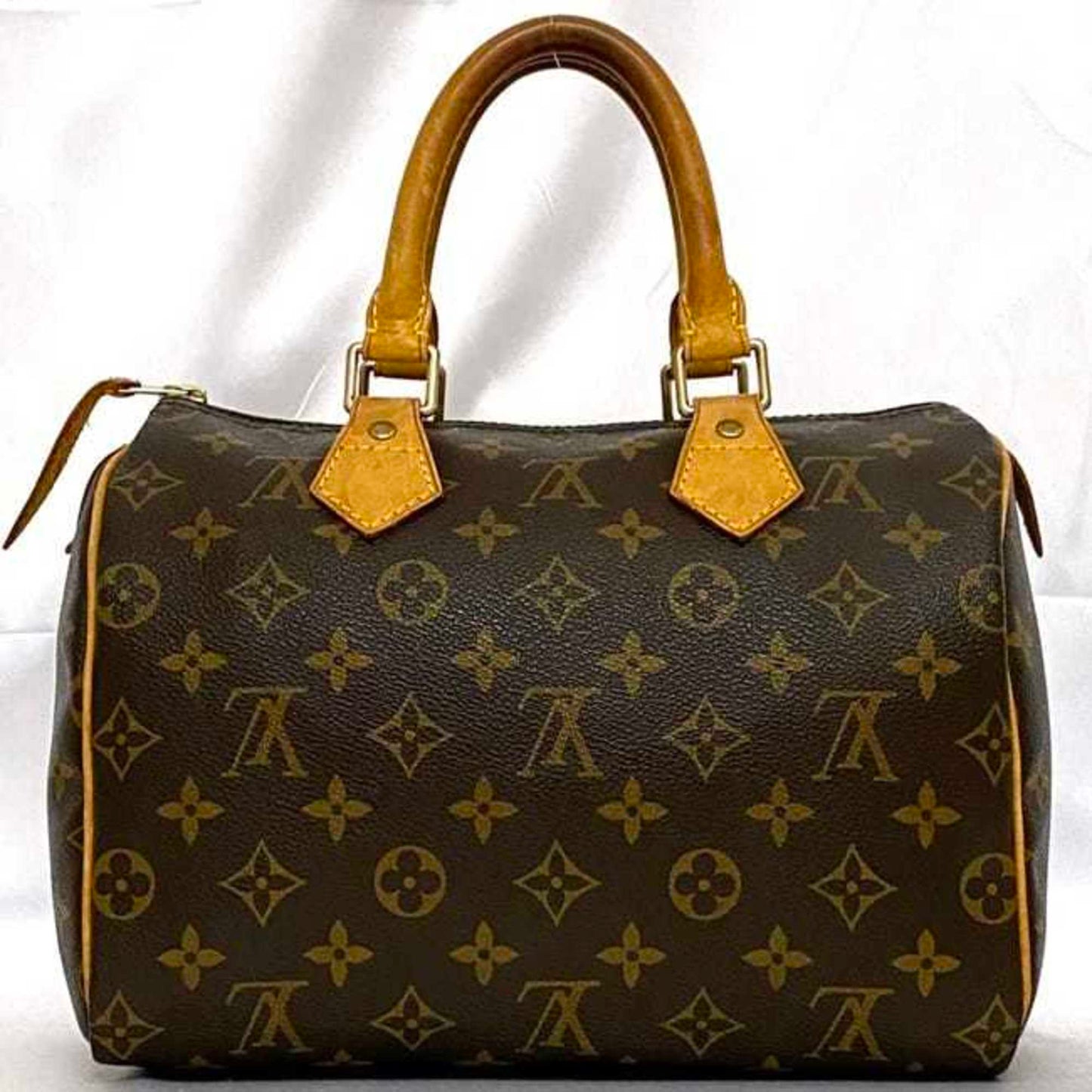 Louis Vuitton Speedy 25, Brown, Canvas, handbag