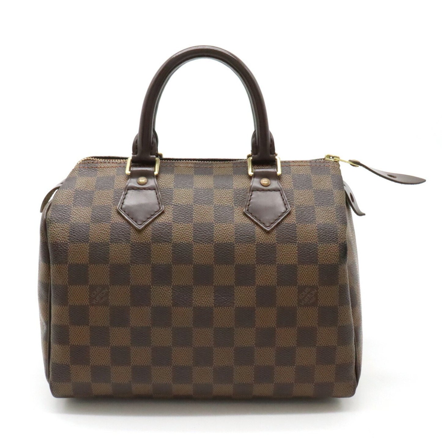 Louis Vuitton Speedy 25, Brown, Canvas, handbag