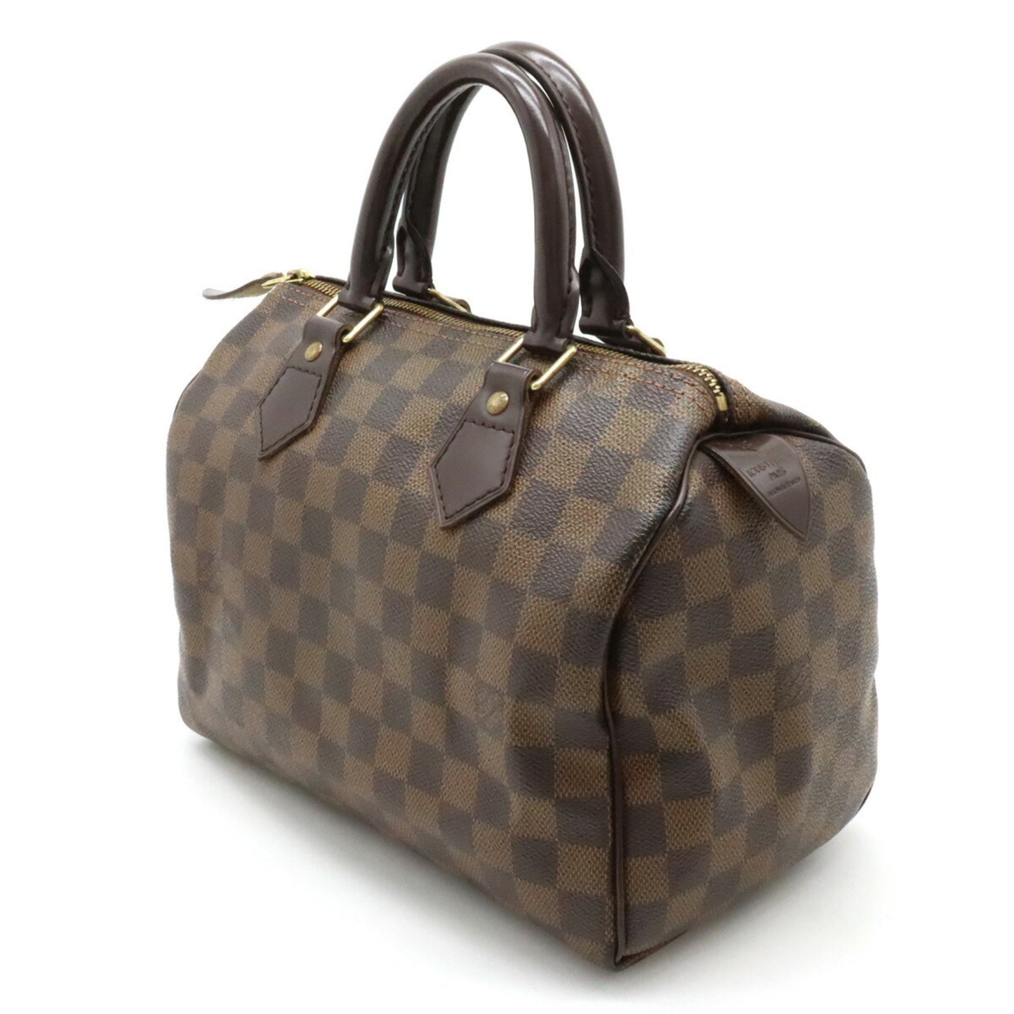 Louis Vuitton Speedy 25, Brown, Canvas, handbag