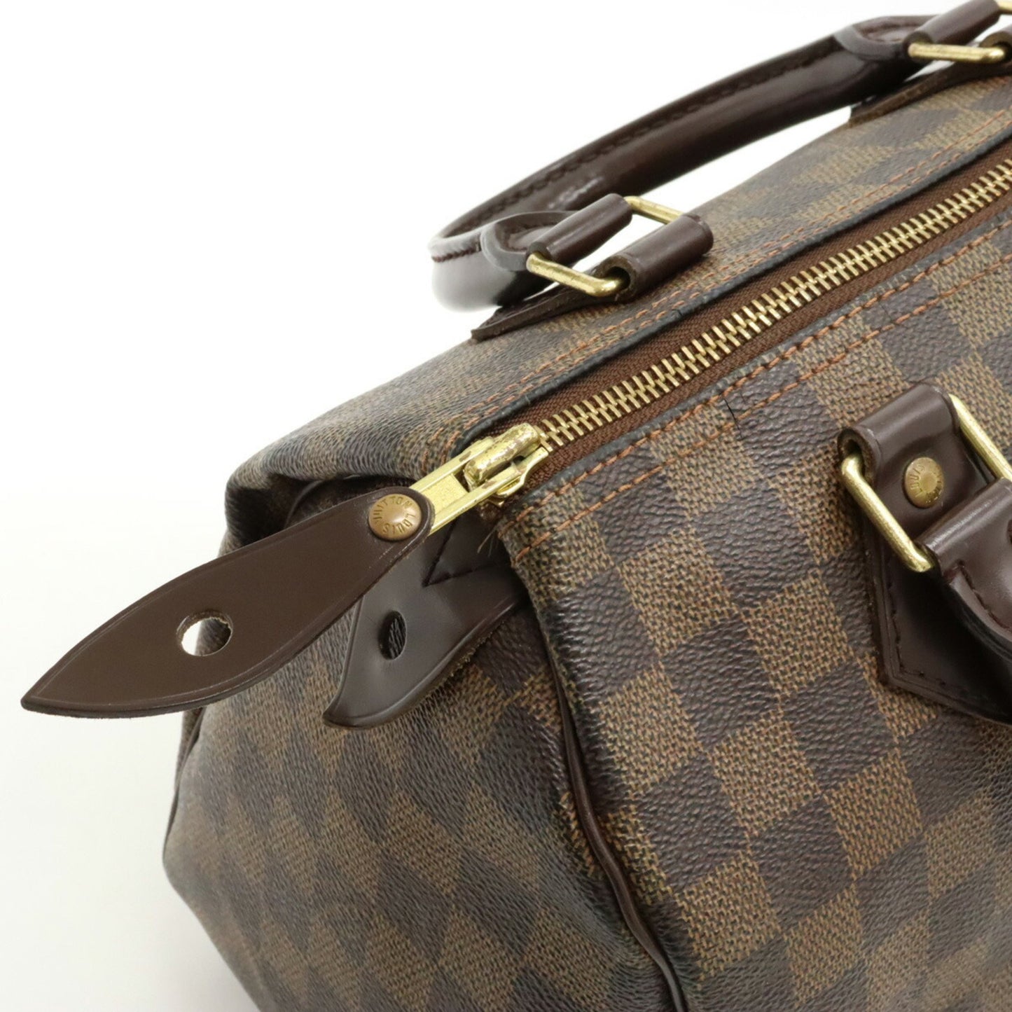 Louis Vuitton Speedy 25, Brown, Canvas, handbag